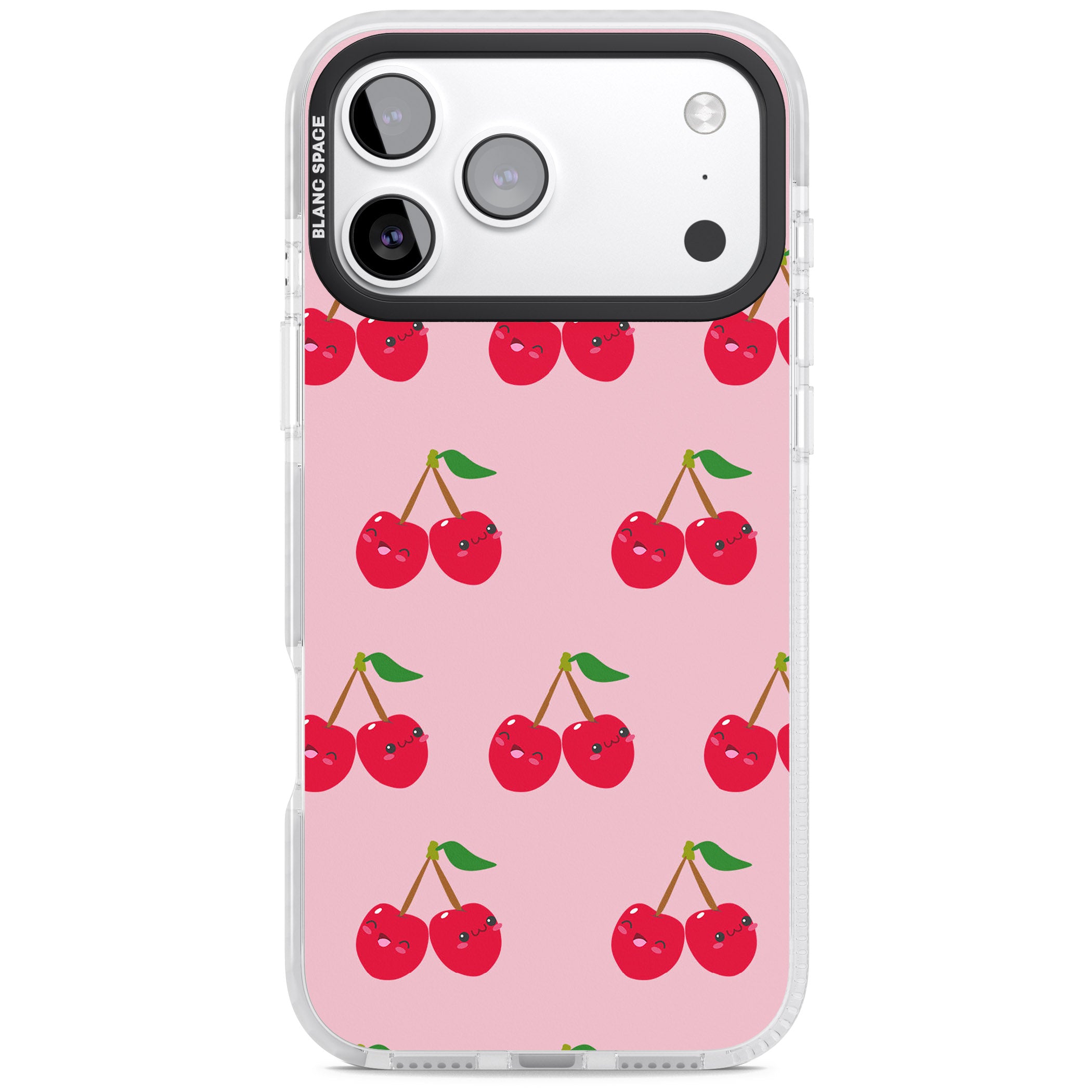 Cheeky Cherry iPhone 17 Pro Impact Pro Clear Phone Case