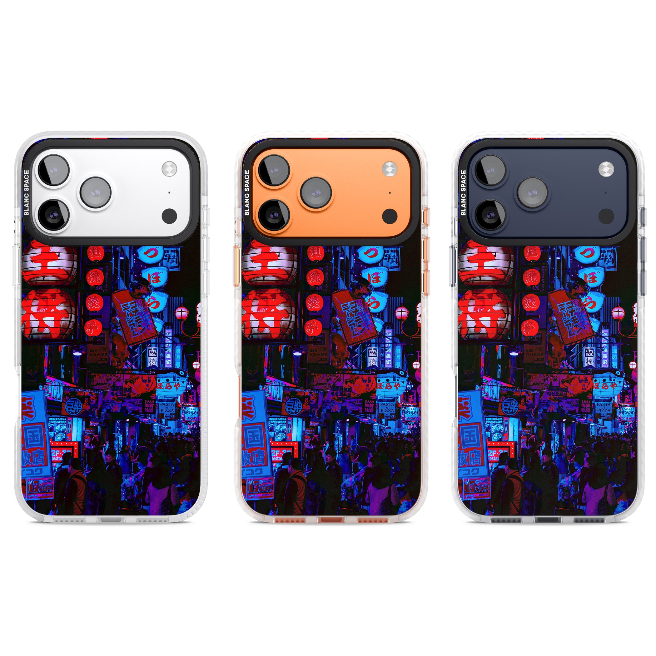 Neon City Nights iPhone 17 Pro Impact Pro Clear Phone Case APT Impact Protection