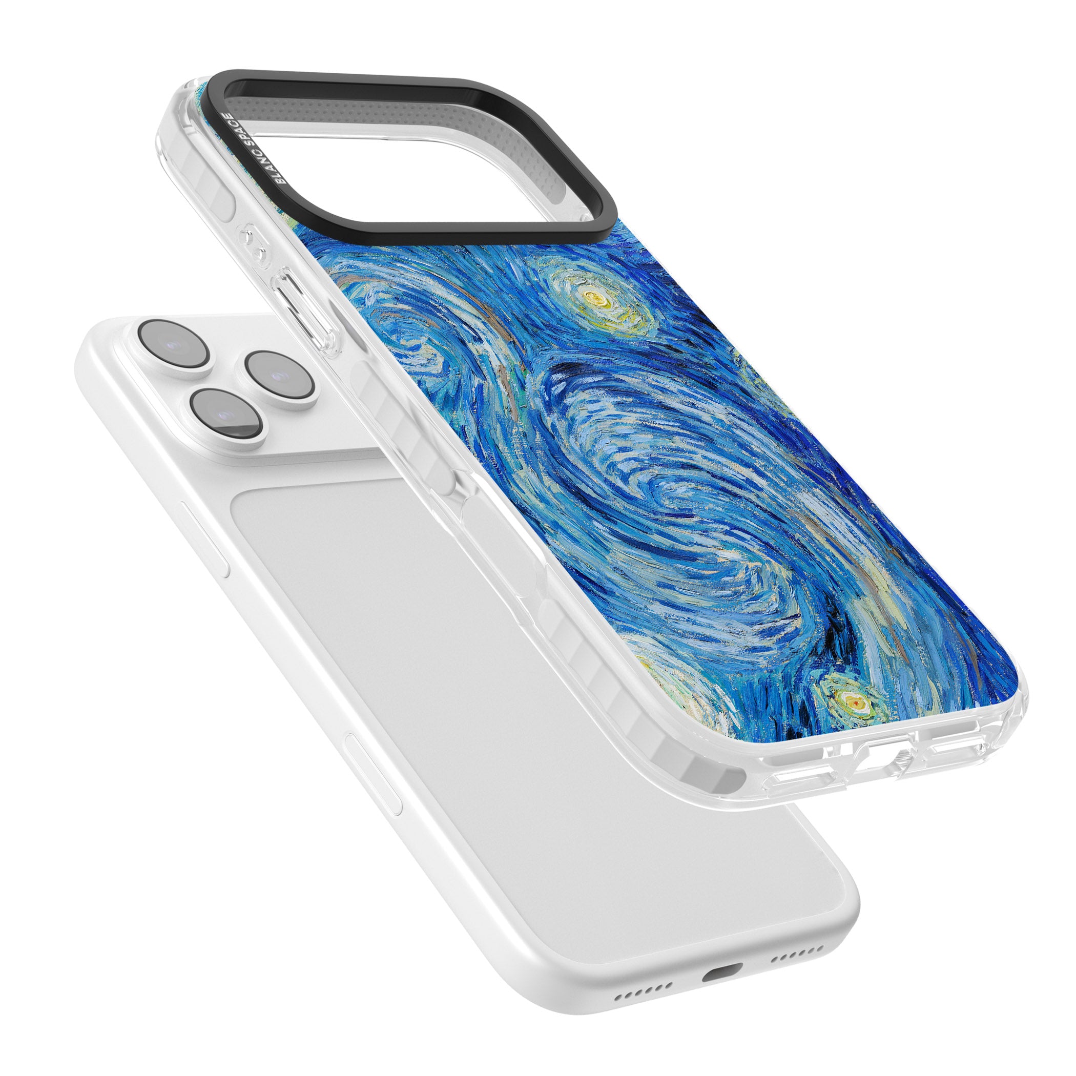 The Starry Night By Vincent Van Gogh iPhone 17 Pro Impact Pro Clear Phone Case Colours