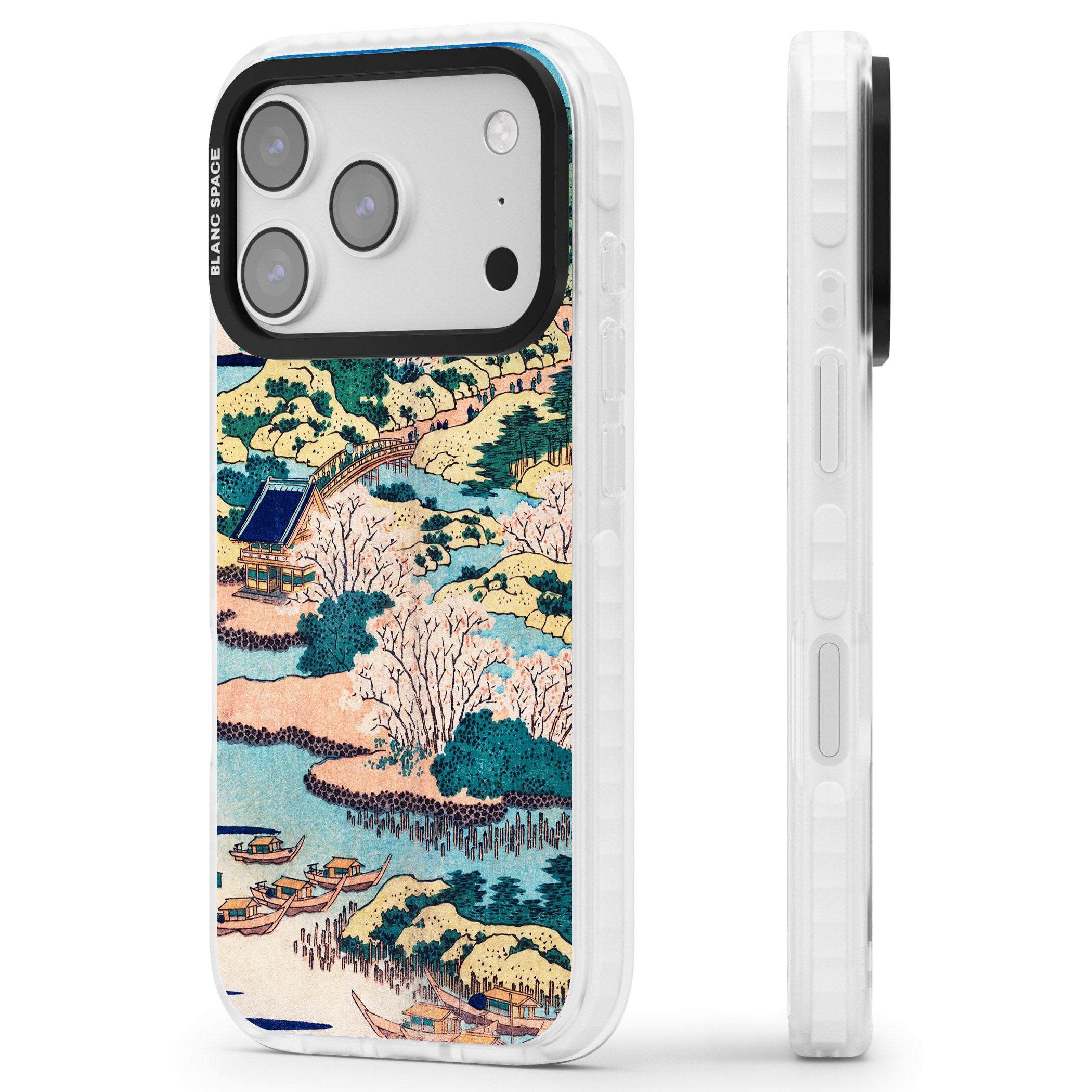 Coastal Community iPhone 17 Pro Impact Pro Clear Phone Case Side Profile