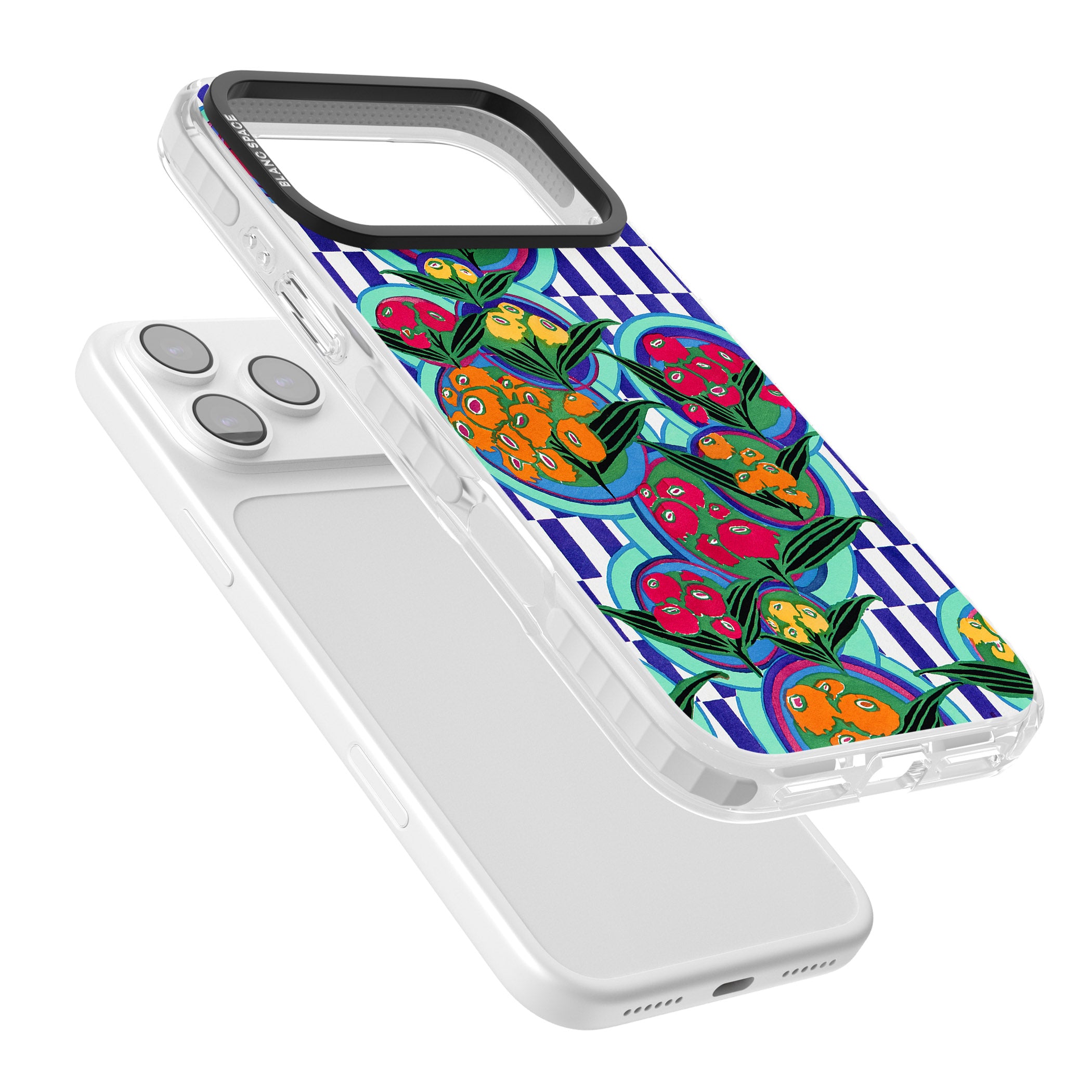 Vintage Fruit Plates iPhone 17 Pro Impact Pro Clear Phone Case Colours