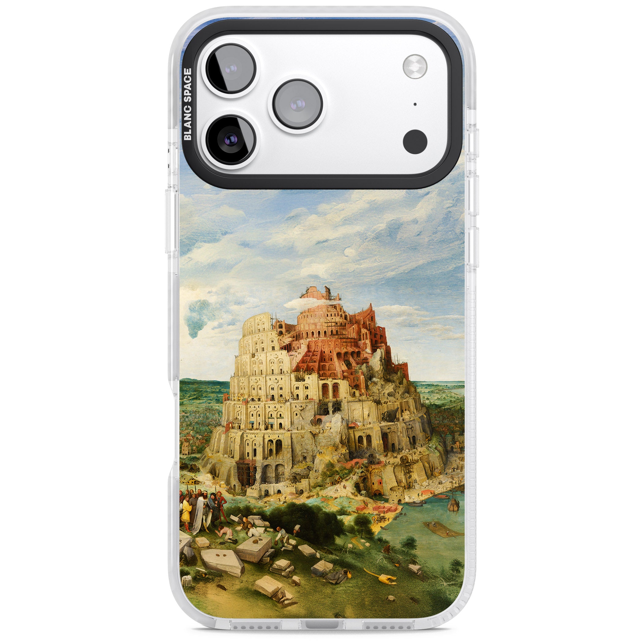 Tower Of Babel iPhone 17 Pro Impact Pro Clear Phone Case