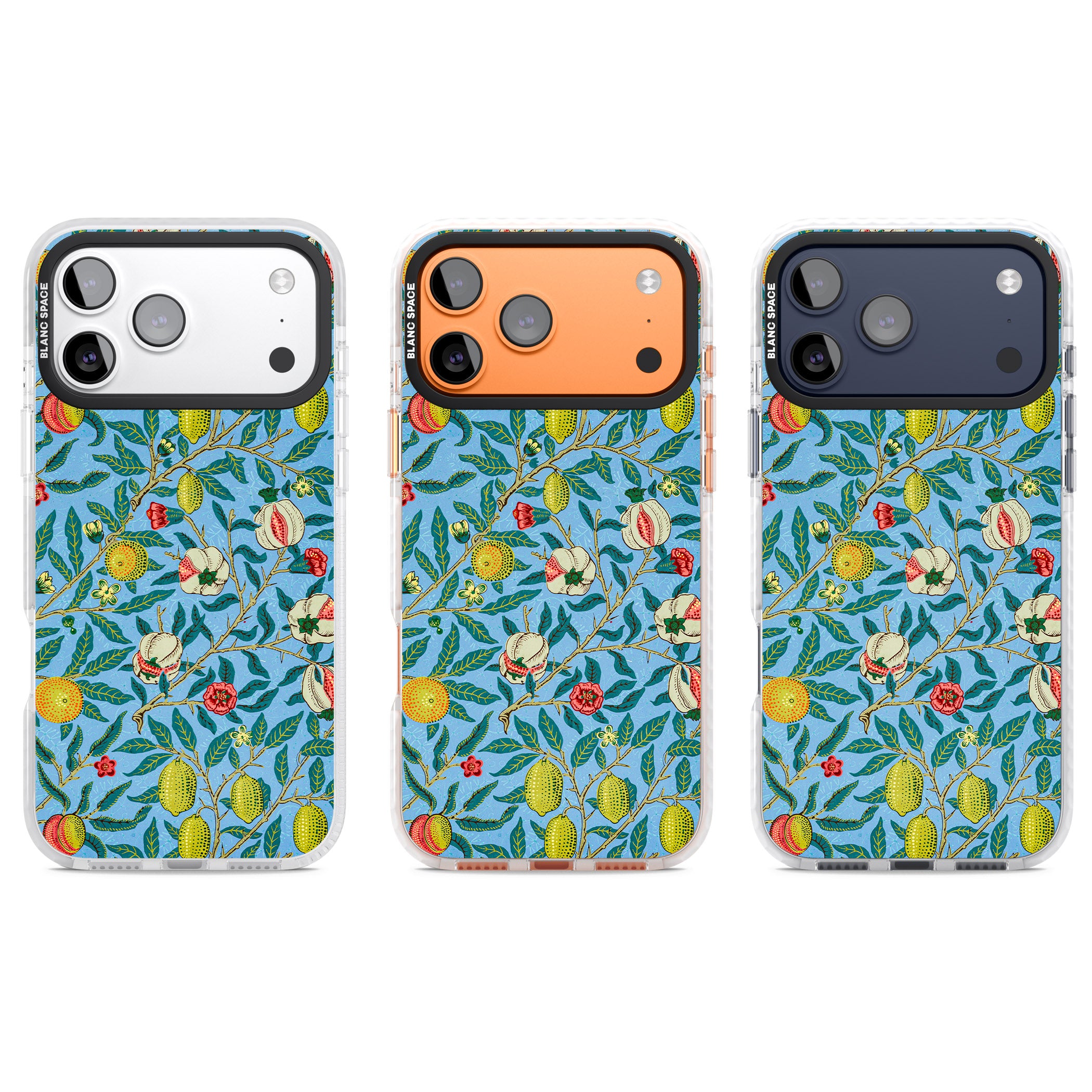 Vintage Fruits iPhone 17 Pro Impact Pro Clear Phone Case APT Impact Protection