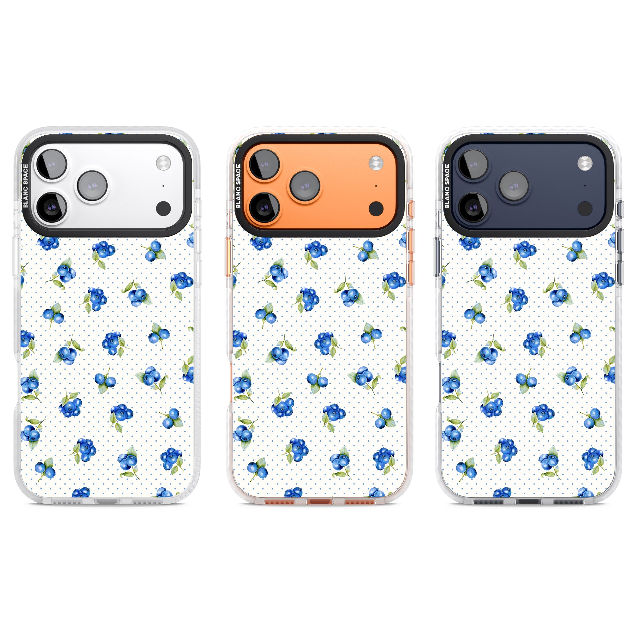 Blueberry Picnic iPhone 17 Pro Impact Pro Clear Phone Case APT Impact Protection