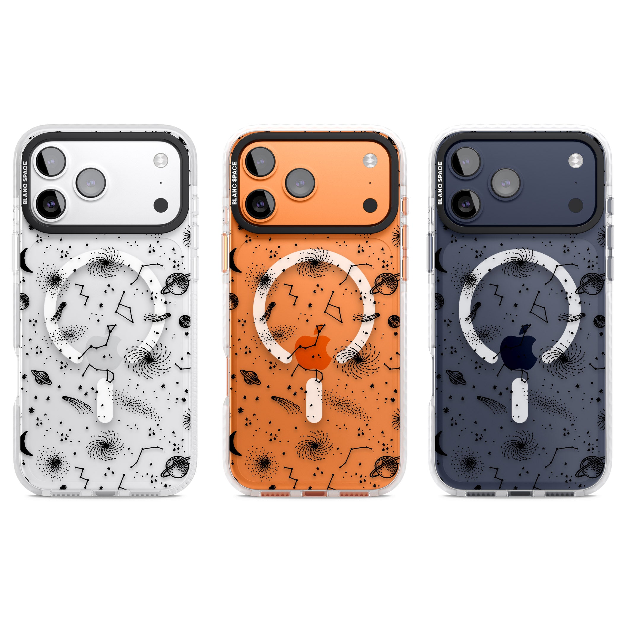 Galactic Sketch iPhone 17 Pro Impact Pro Clear Phone Case APT Impact Protection