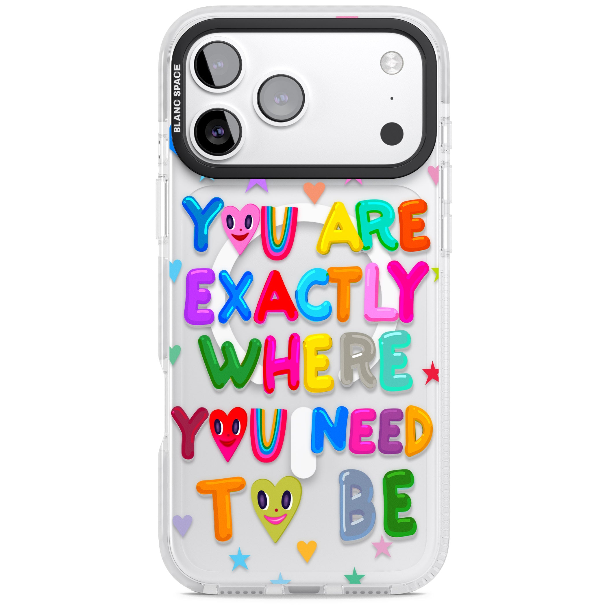 Exactly Where You Need To Be iPhone 17 Pro Max Impact Pro Clear Phone Case
