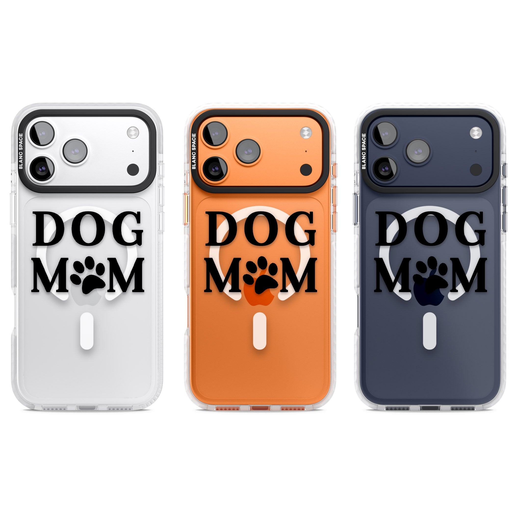 Dog Mom iPhone 17 Pro Impact Pro Clear Phone Case APT Impact Protection