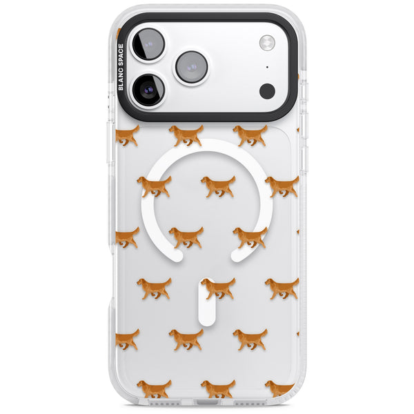 Golden Retriever Dog Pattern Clear