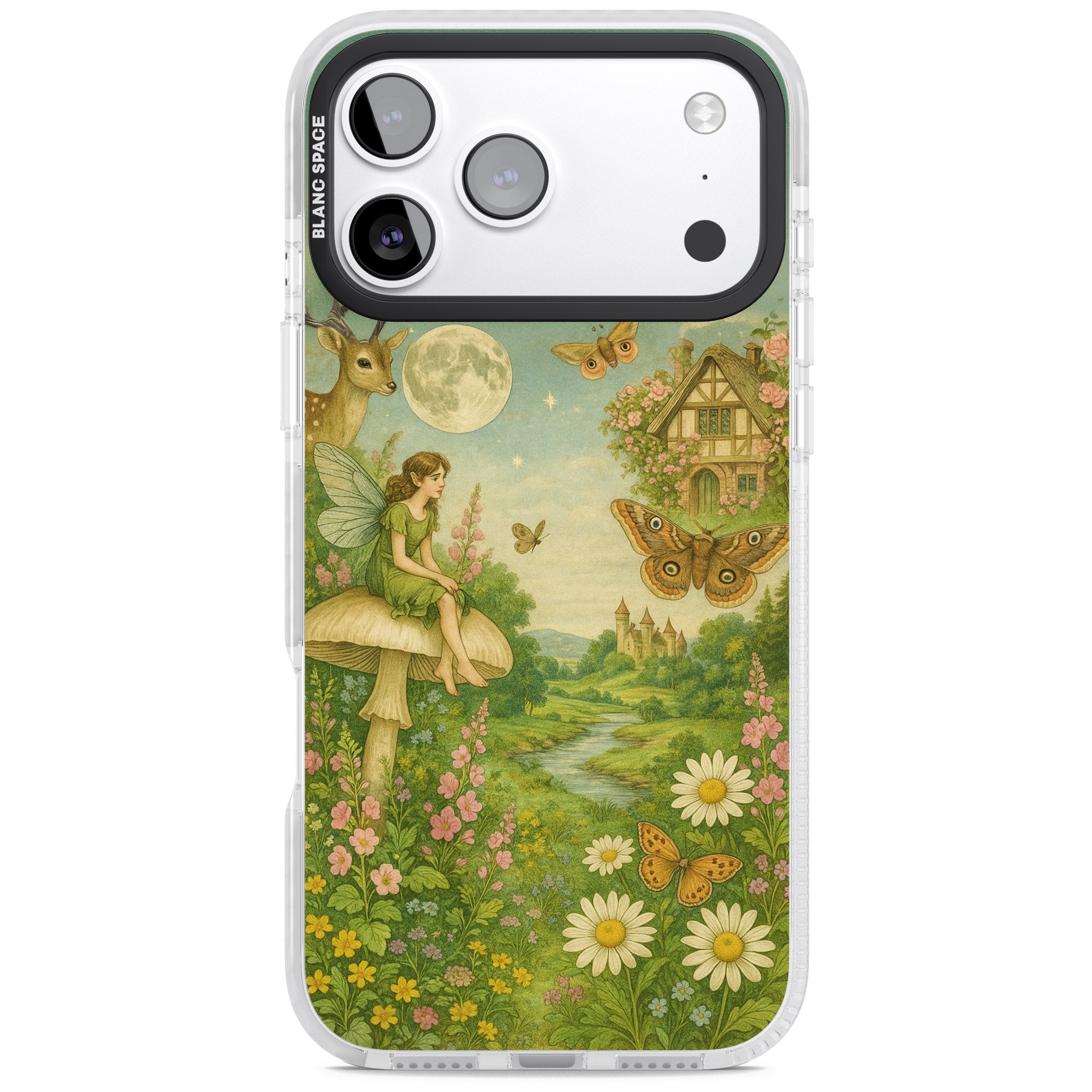 Cottage Fairy iPhone 17 Pro Impact Pro Clear Phone Case