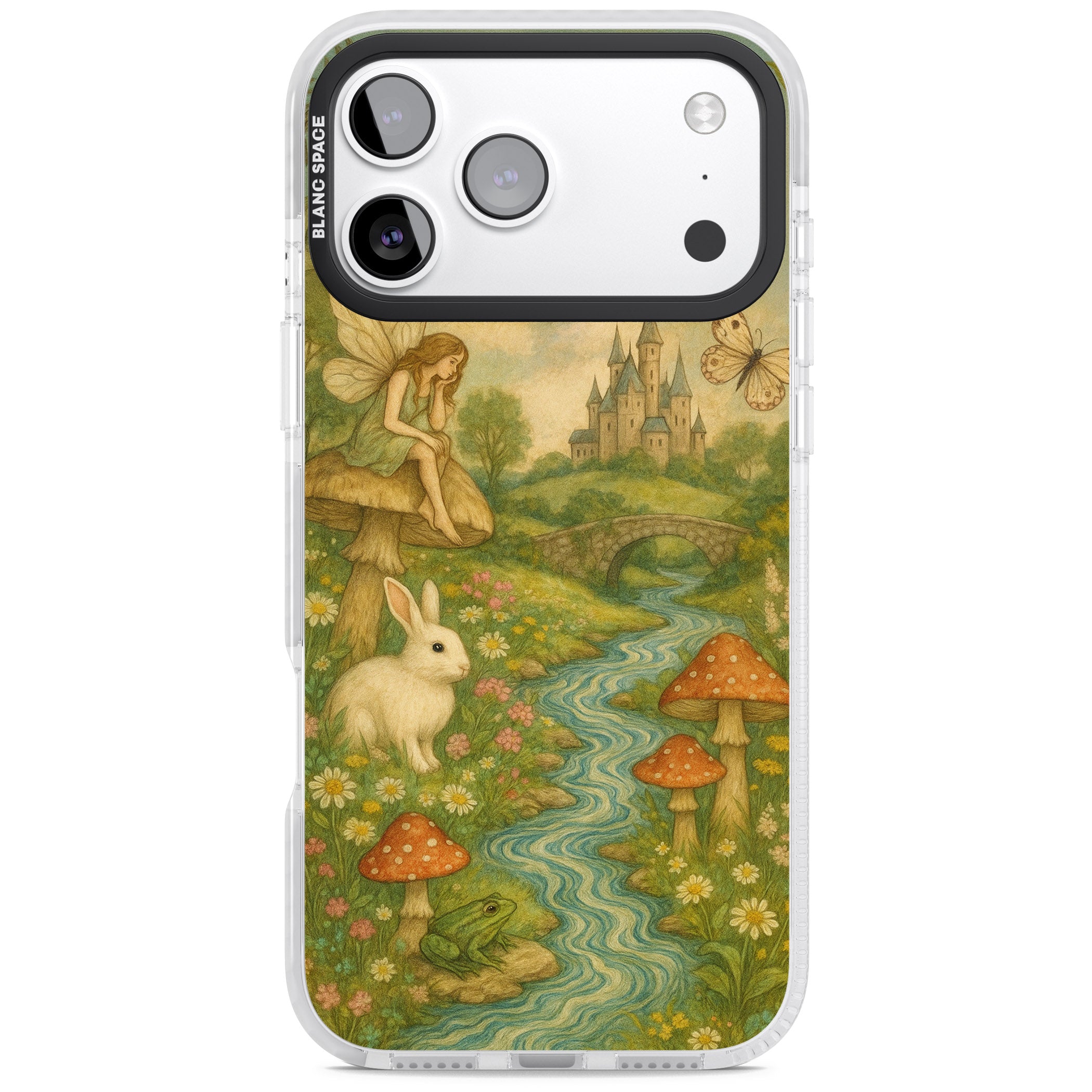 Castle Fairy iPhone 17 Pro Impact Pro Clear Phone Case