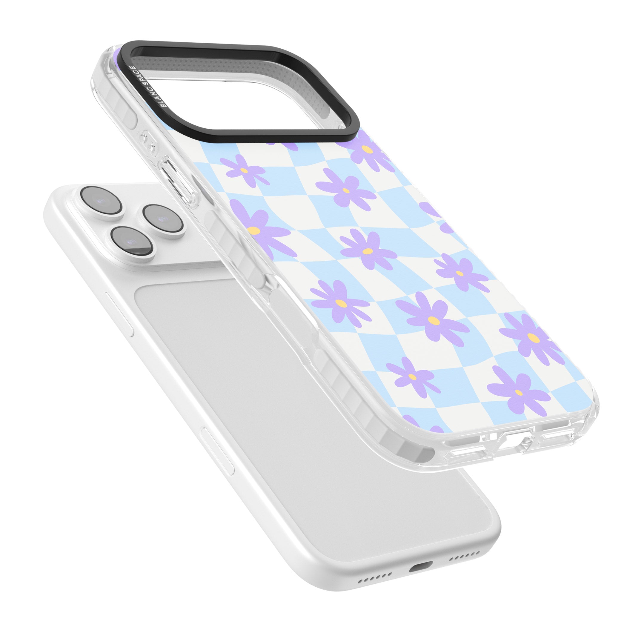 Serene Skies & Flowers iPhone 17 Pro Impact Pro Clear Phone Case Colours