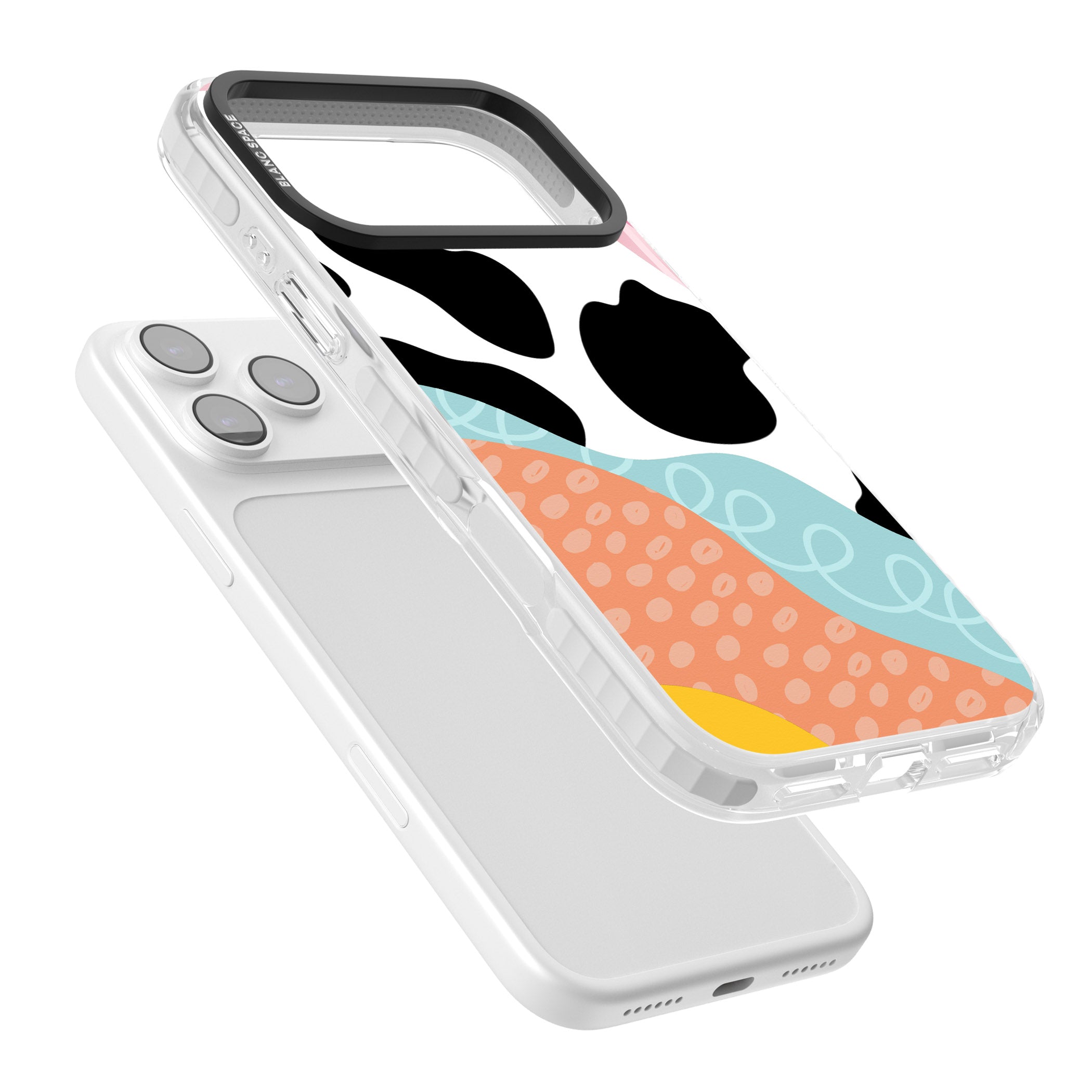 Abstract Elegance iPhone 17 Pro Impact Pro Clear Phone Case Colours