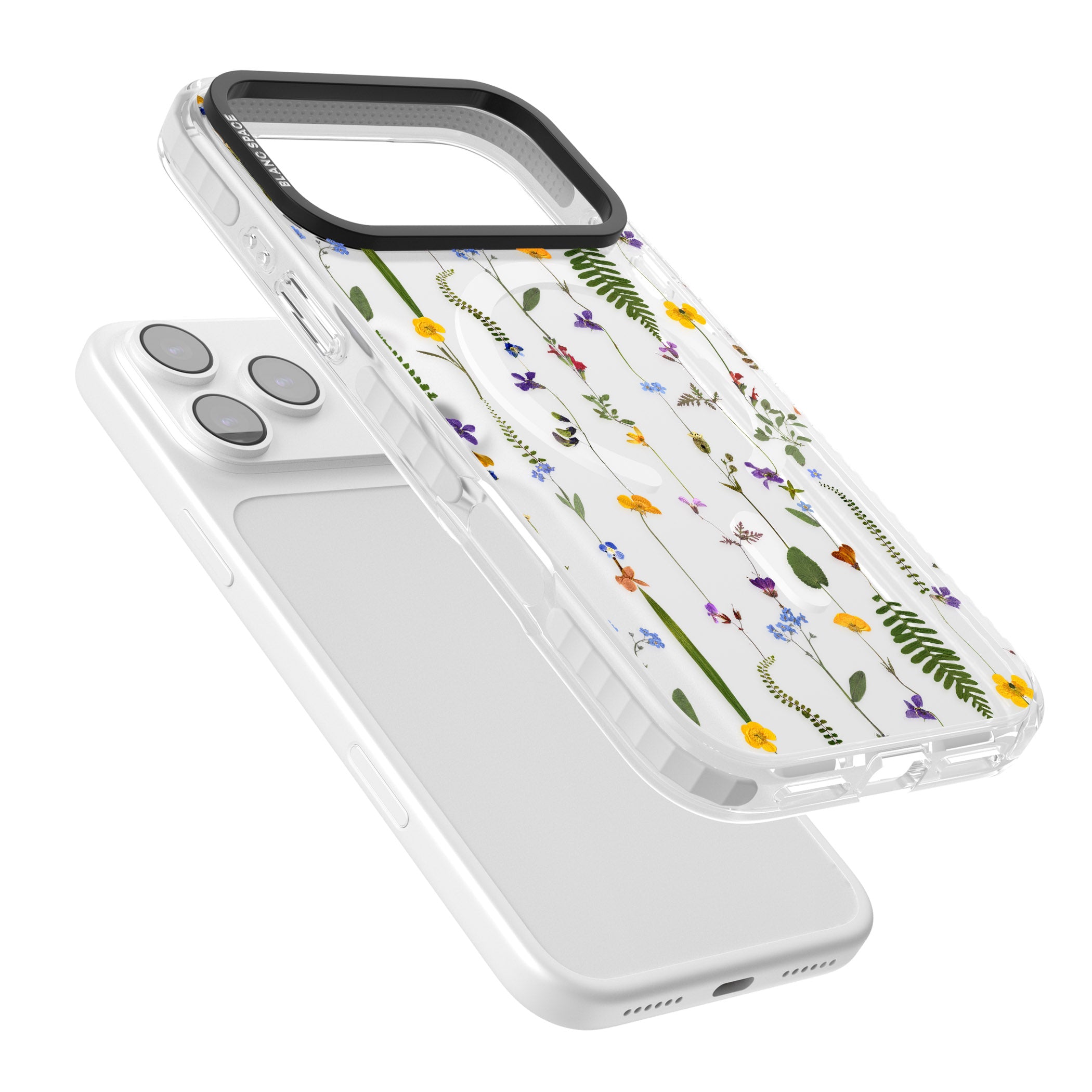 Wildflower Chain iPhone 17 Pro Impact Pro Clear Phone Case Colours