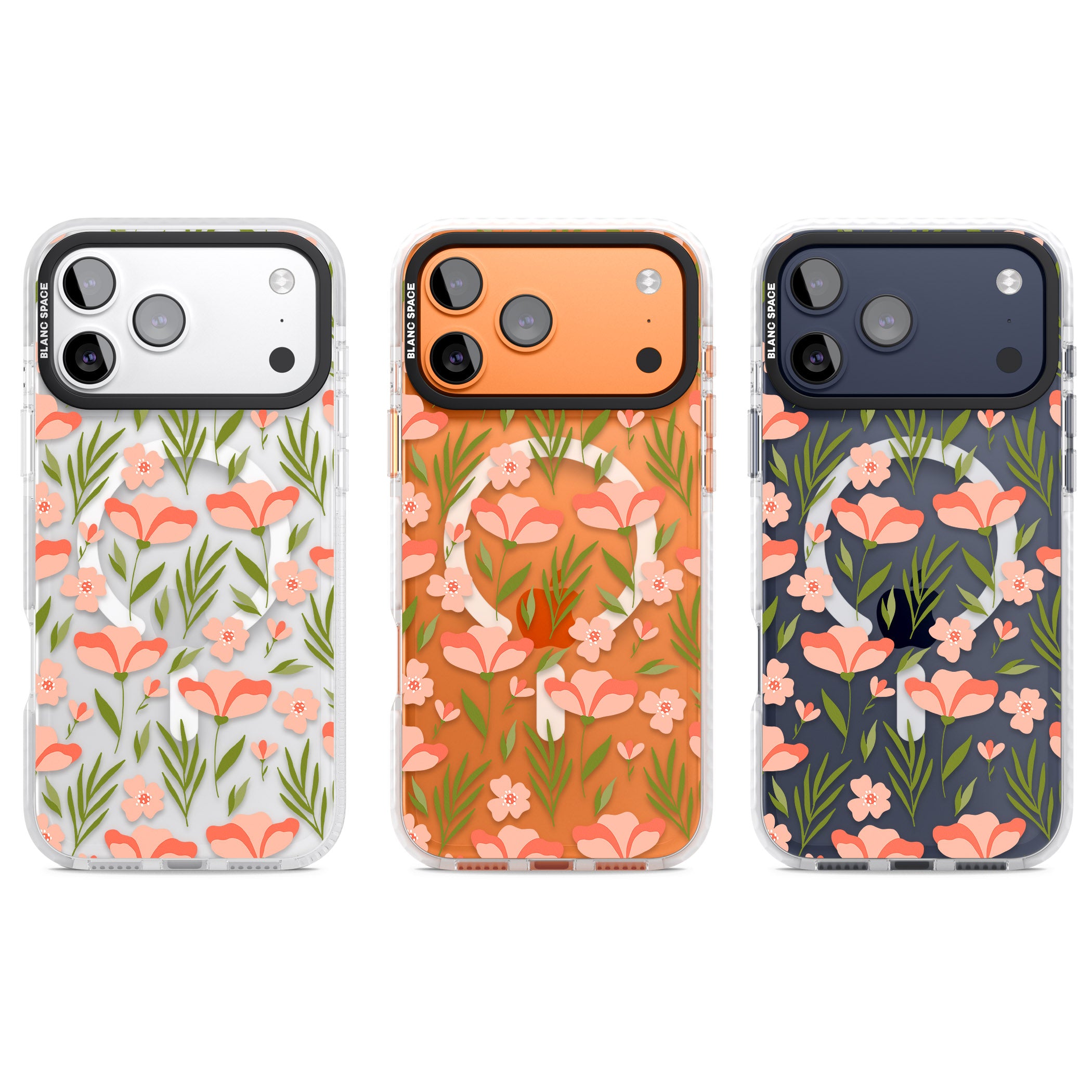 Blossom Bloom iPhone 17 Pro Impact Pro Clear Phone Case APT Impact Protection