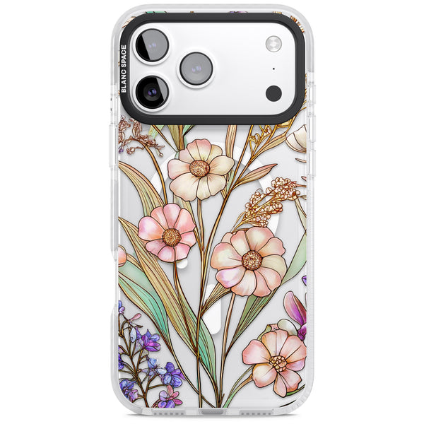 Glass Spring Flowers