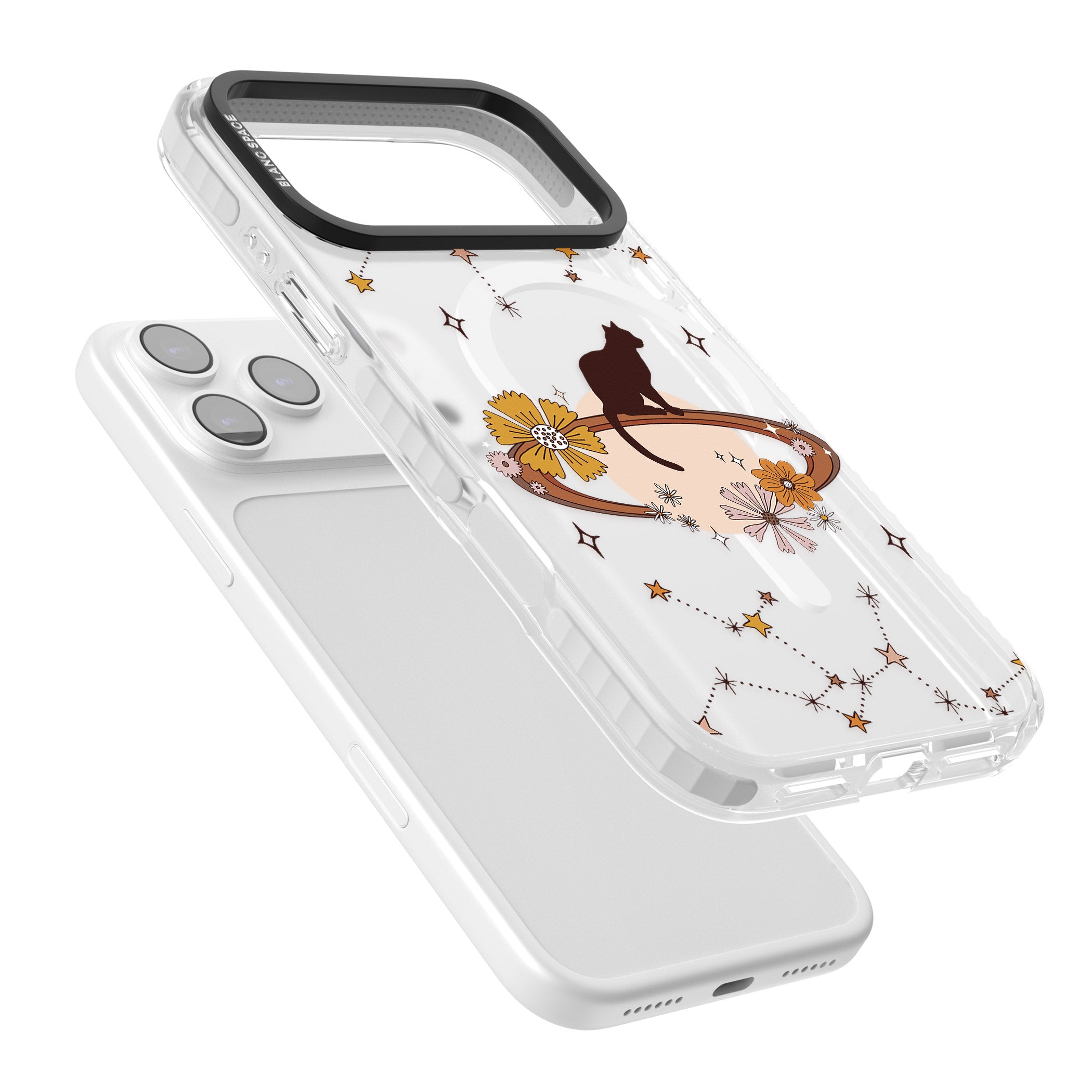 Feline Phenomenon iPhone 17 Pro Impact Pro Clear Phone Case Colours