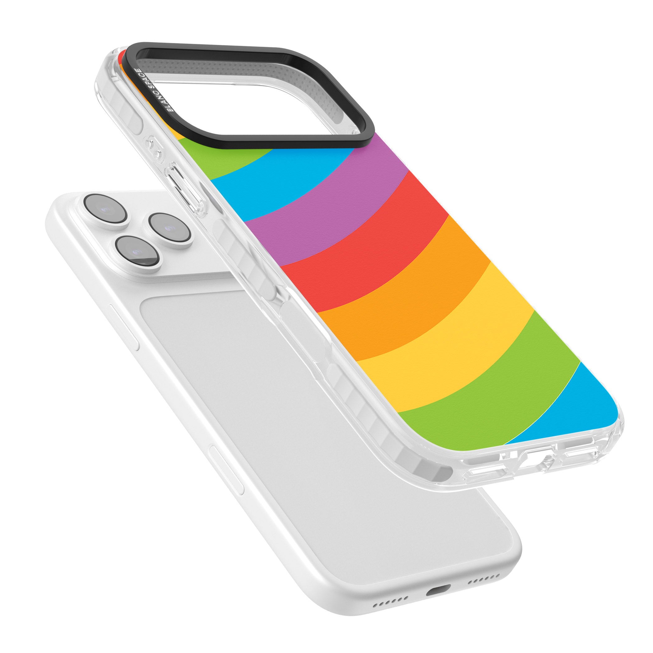 Lucky Rainbow iPhone 17 Pro Impact Pro Clear Phone Case Colours