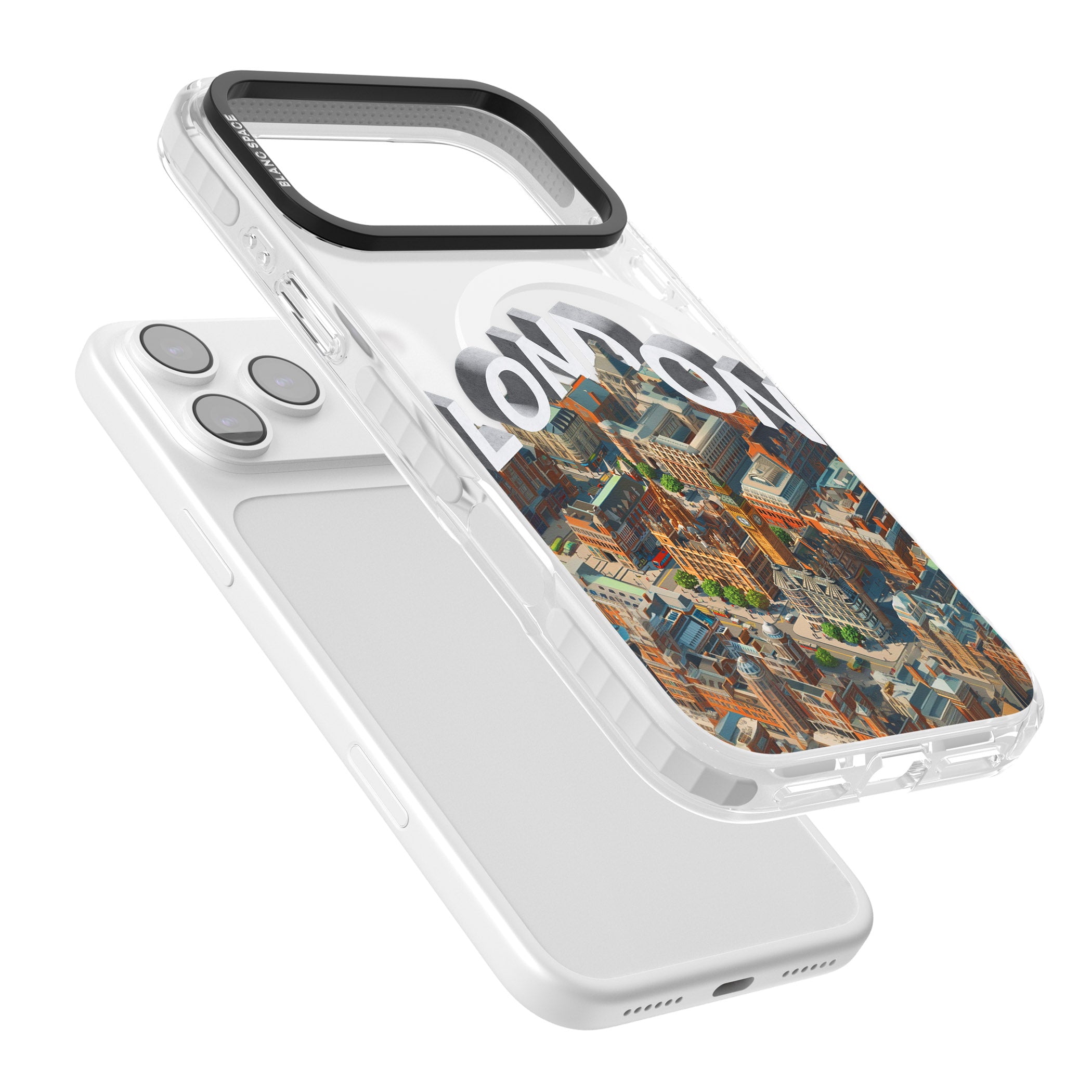 London iPhone 17 Pro Impact Pro Clear Phone Case Colours