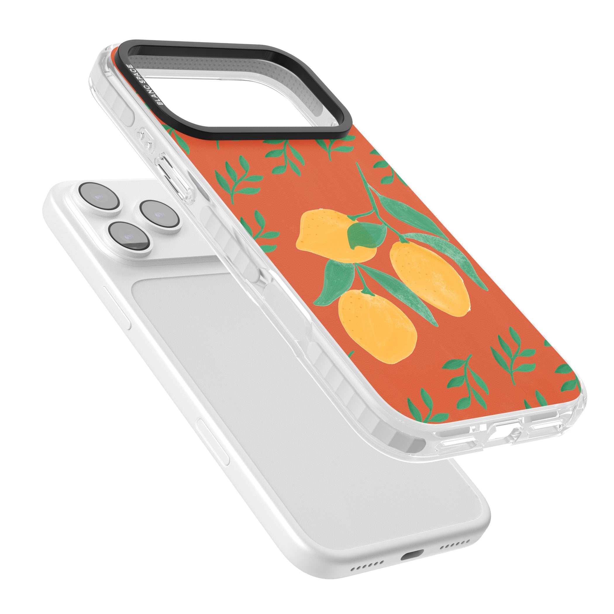 Tuscan Lemons iPhone 17 Pro Impact Pro Clear Phone Case Colours