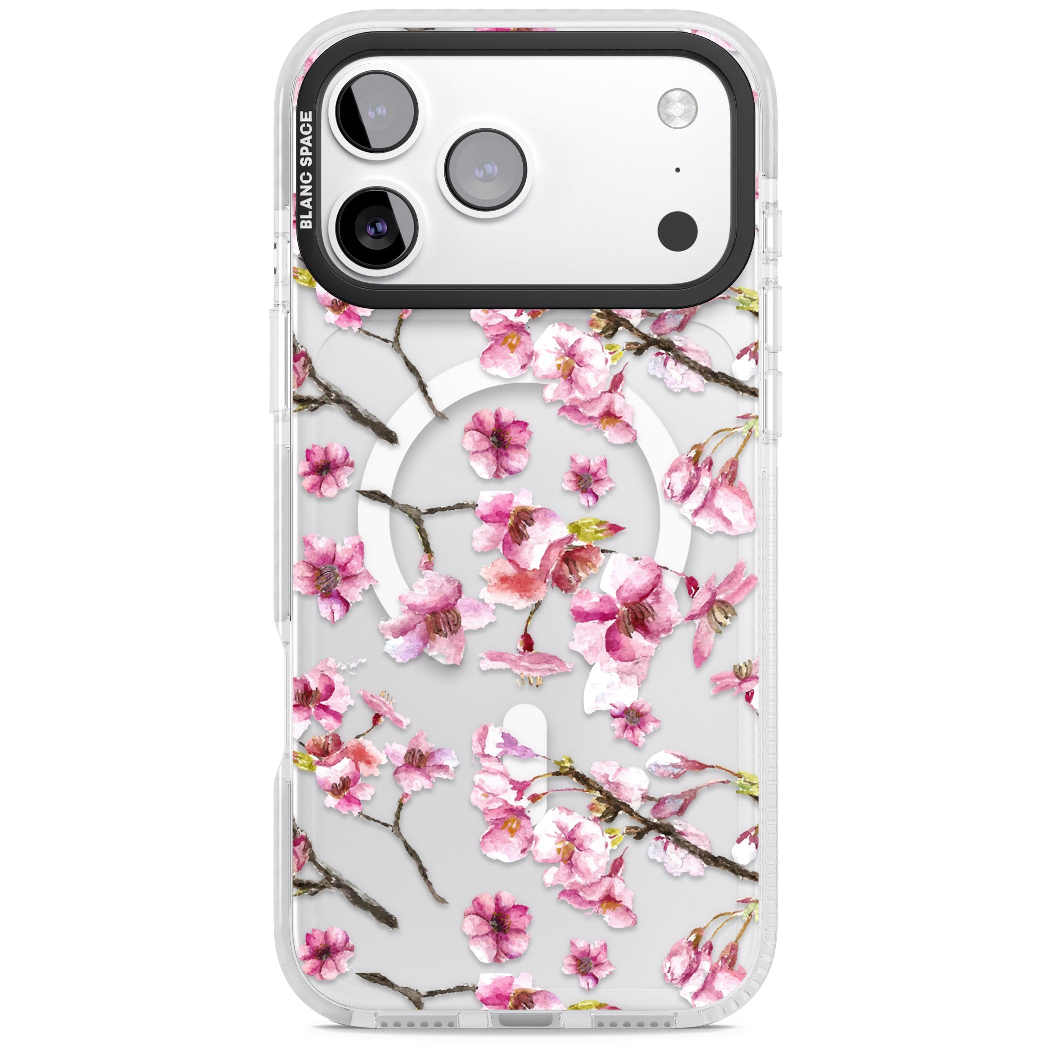 Sakura Bloom iPhone 17 Pro Max Impact Pro Clear Phone Case