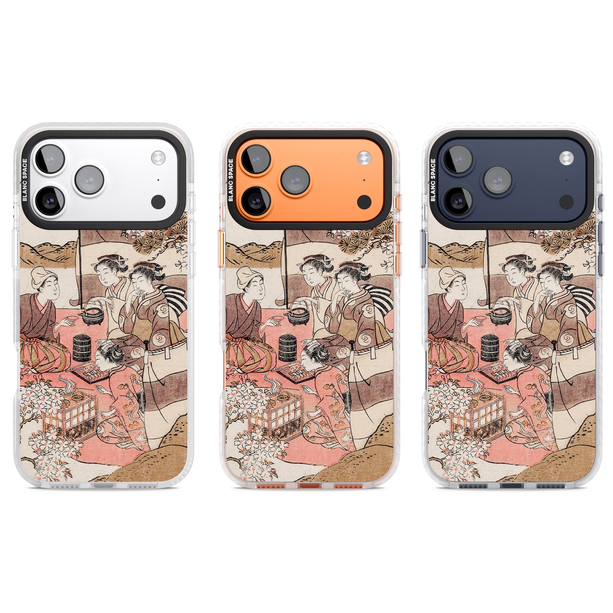 Japanese Afternoon Tea iPhone 17 Pro Impact Pro Clear Phone Case APT Impact Protection