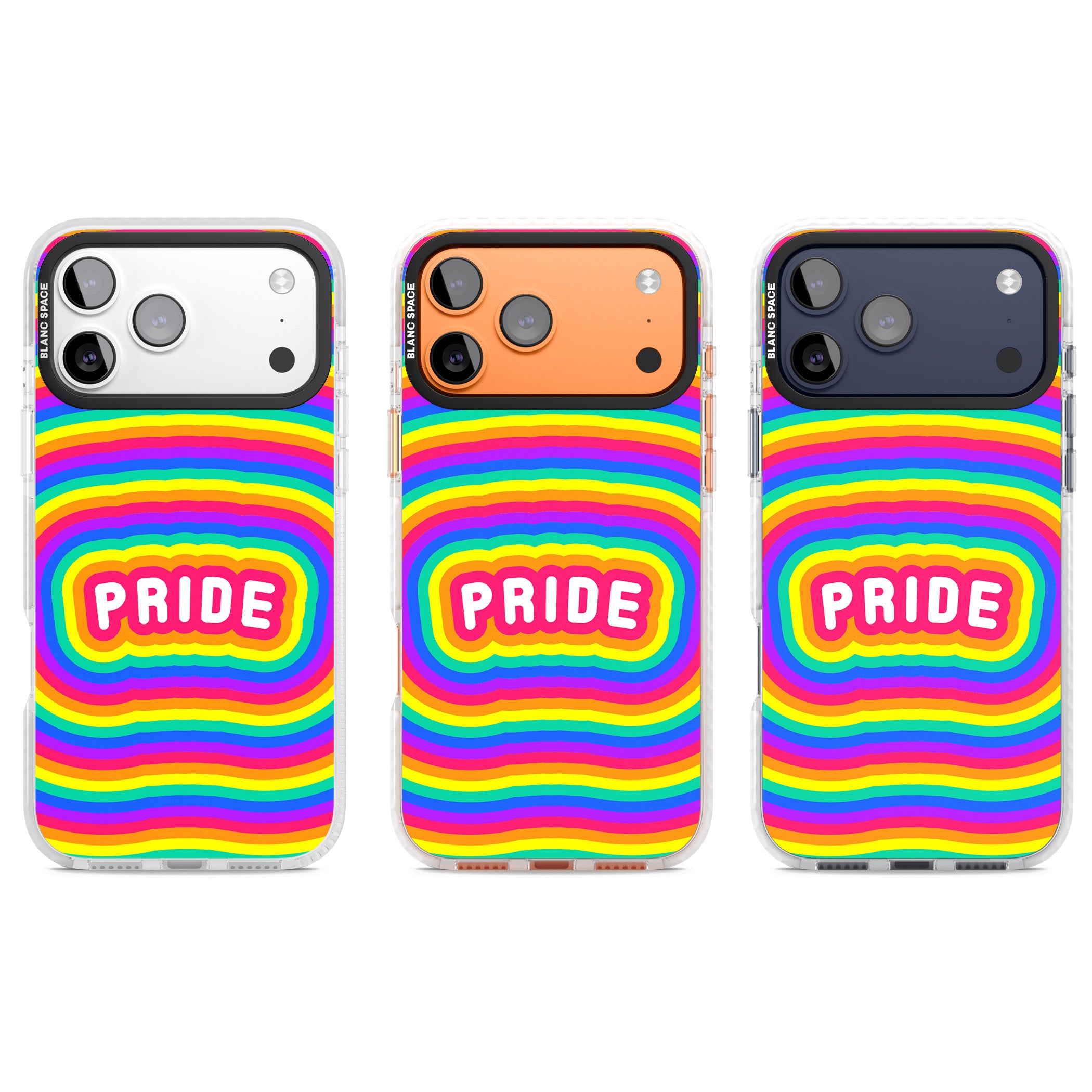 Pride iPhone 17 Pro Impact Pro Clear Phone Case APT Impact Protection