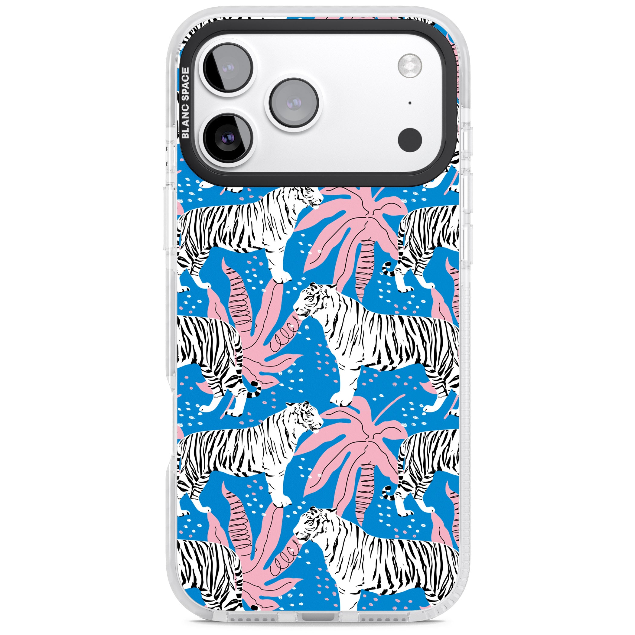 Bengal Blues iPhone 17 Pro Impact Pro Clear Phone Case