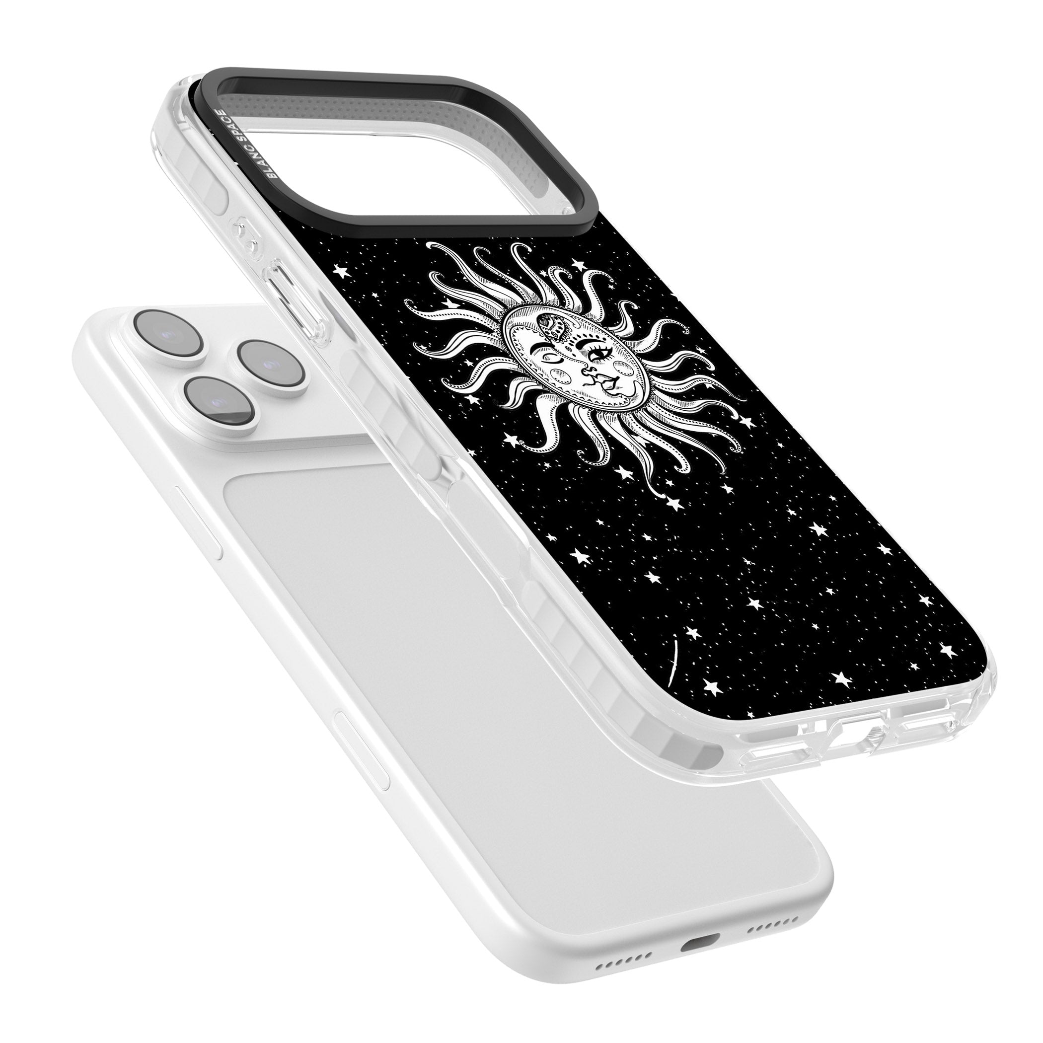 Mystic Sun Moon iPhone 17 Pro Impact Pro Clear Phone Case Colours