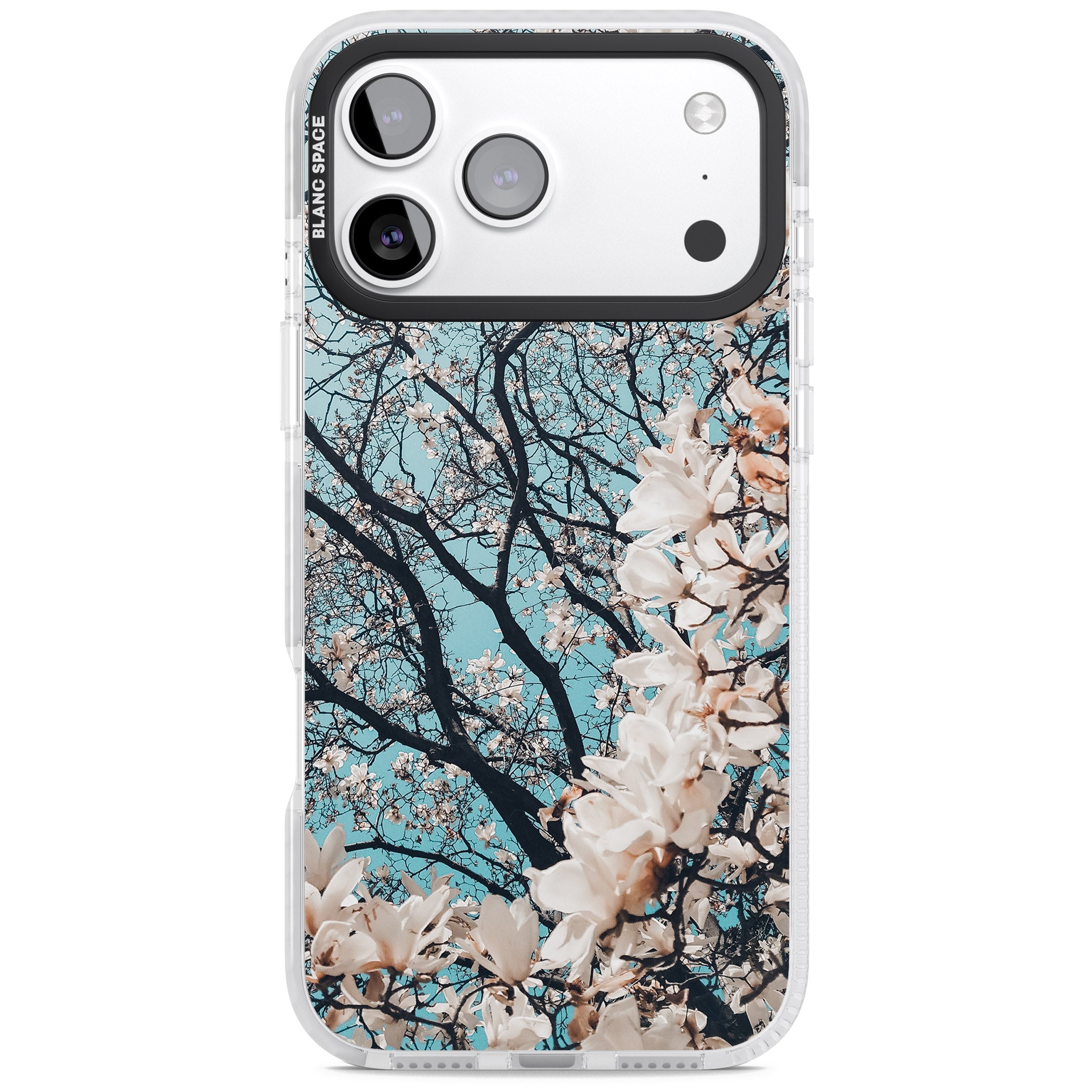 Magnolia Bloom iPhone 17 Pro Impact Pro Clear Phone Case