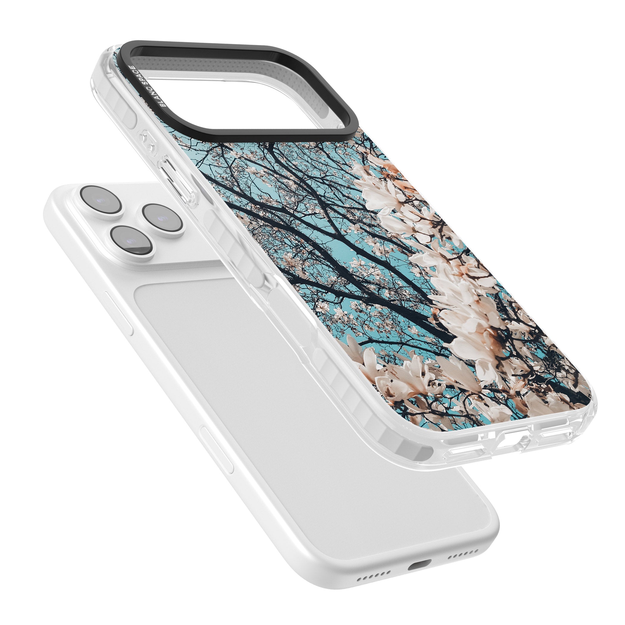 Magnolia Bloom iPhone 17 Pro Impact Pro Clear Phone Case Colours