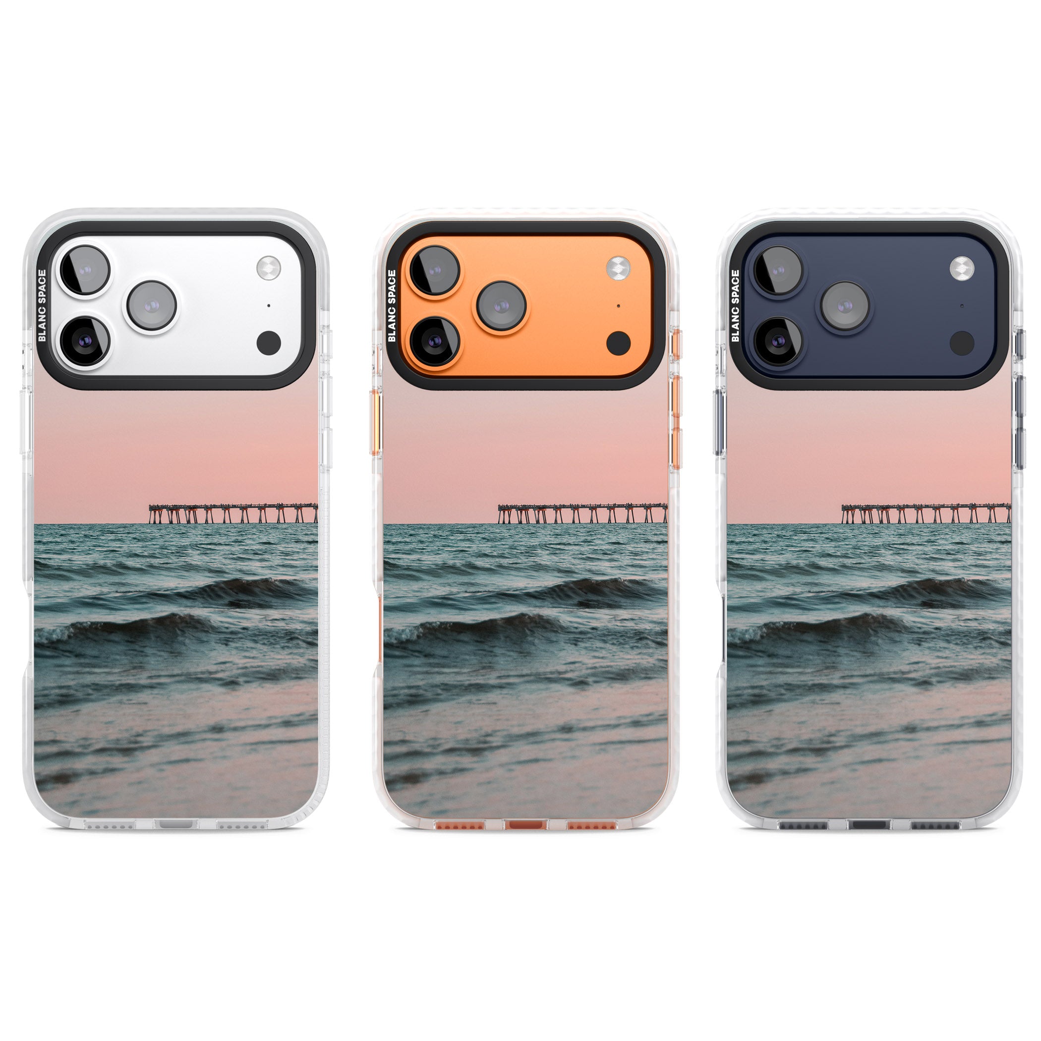 Sunset Pier iPhone 17 Pro Impact Pro Clear Phone Case APT Impact Protection