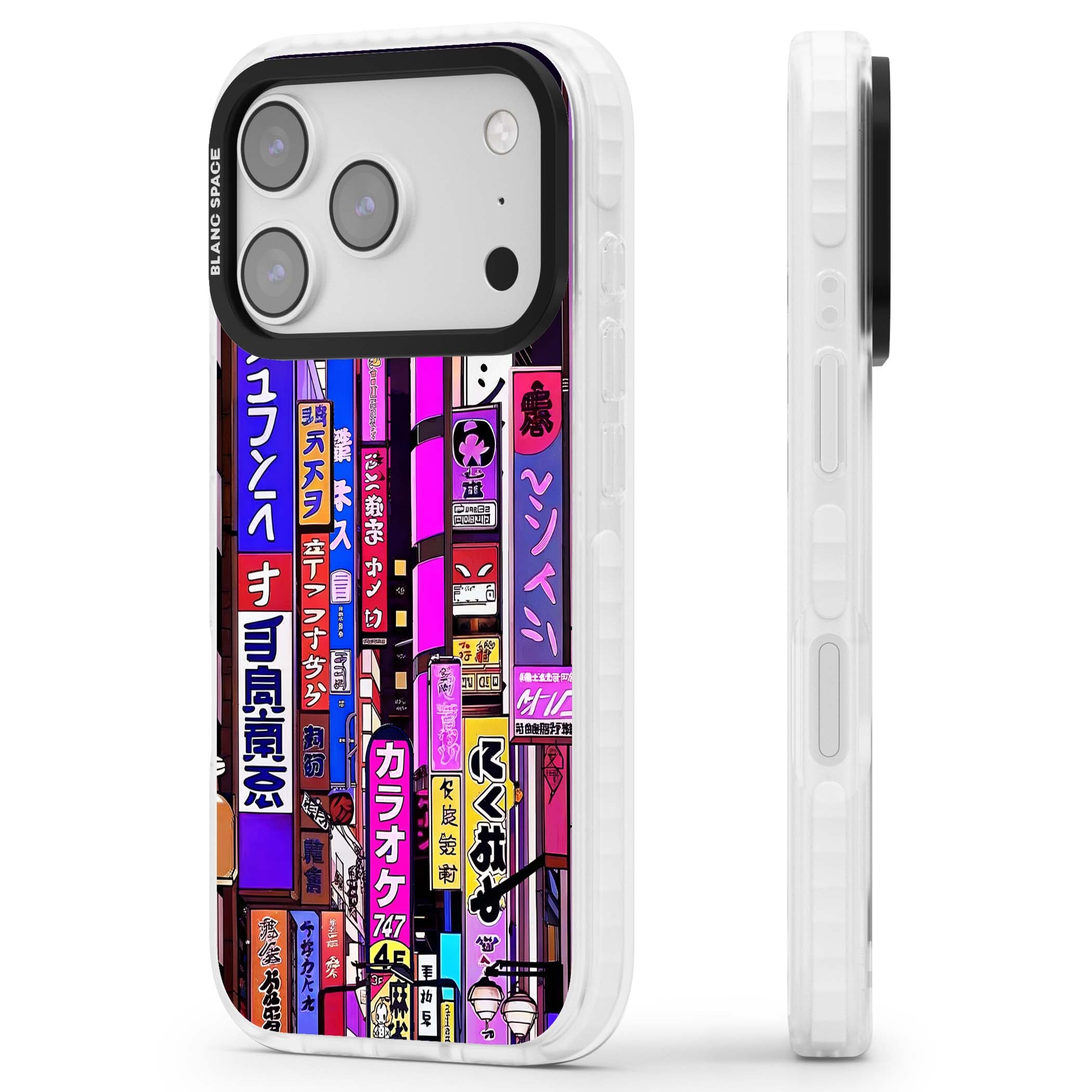 NEON NIGHT anime iPhone case | Impact Magsafe case for iPhone 17 Pro, iPhone 17 Pro Max