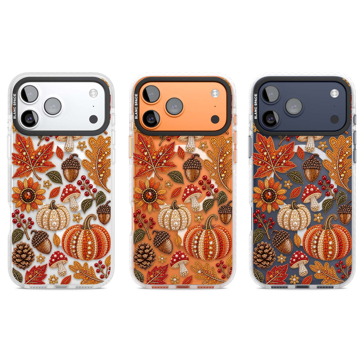 Beaded Autumn iPhone case | Impact Magsafe case for iPhone 17 Pro, iPhone 17 Pro Max