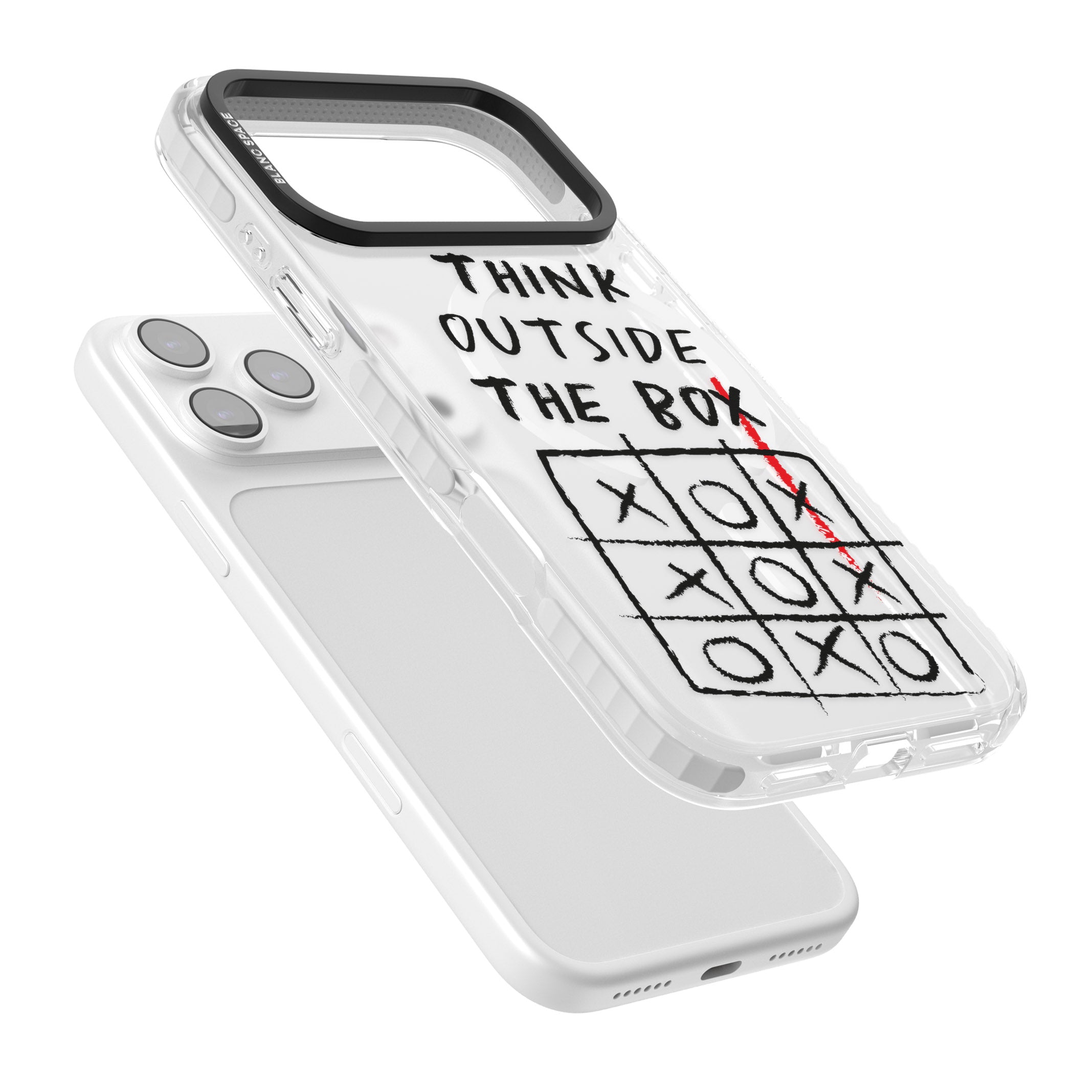 Think Outside The Box iPhone 17 Pro Impact Pro Clear Phone Case Colours