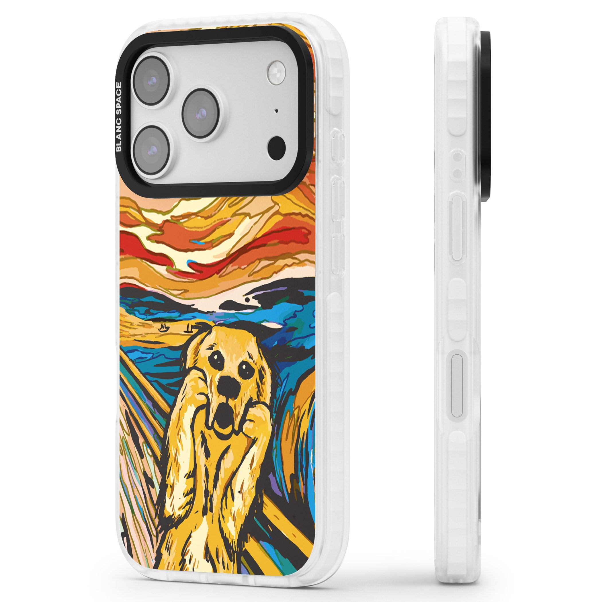 The Bark iPhone 17 Pro Max Impact Pro Clear Phone Case Side Profile
