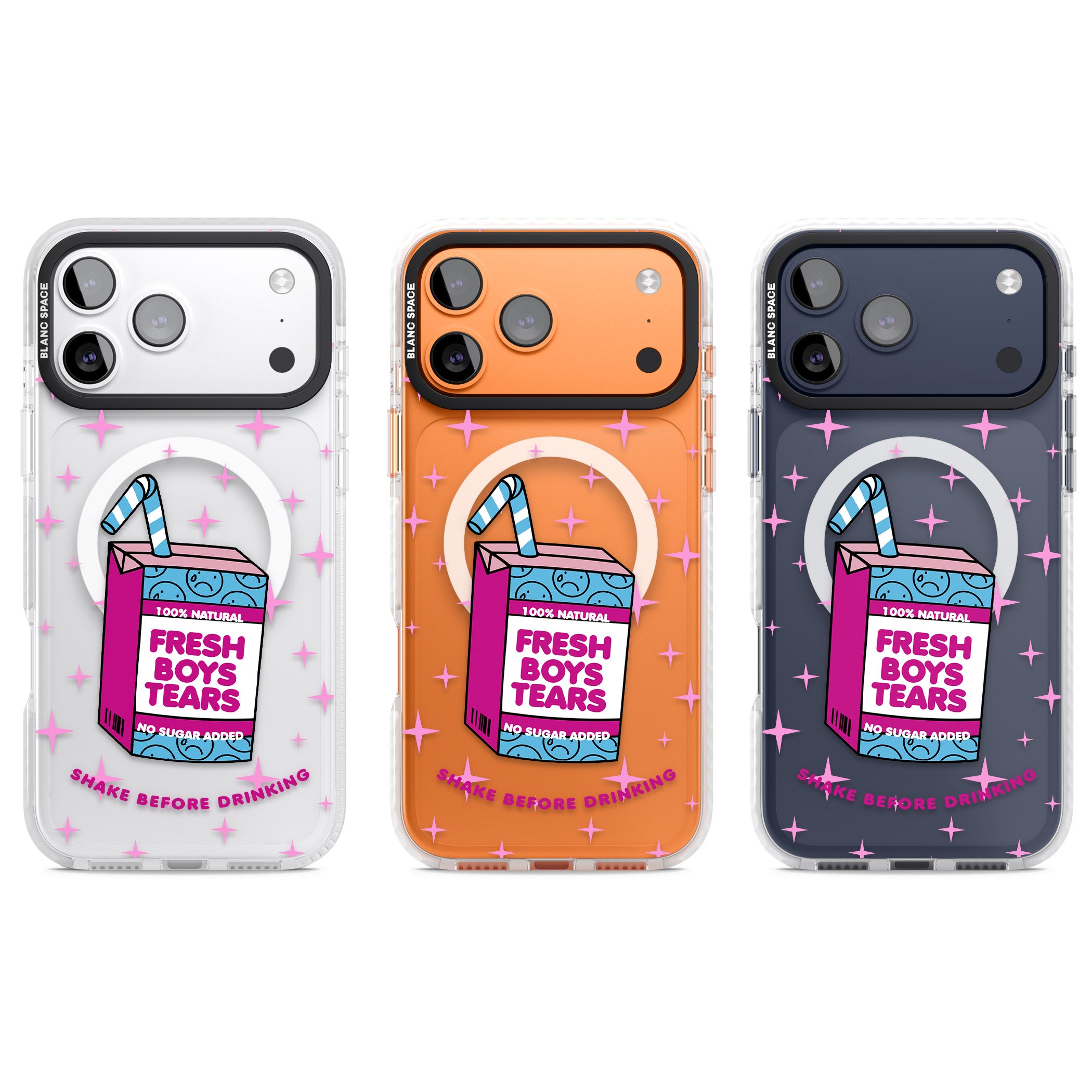 Boy Tears iPhone 17 Pro Impact Pro Clear Phone Case APT Impact Protection