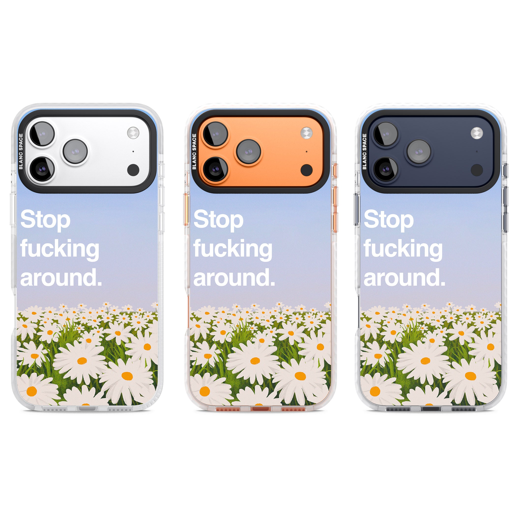 Stop F*Cking Around iPhone 17 Pro Impact Pro Clear Phone Case APT Impact Protection