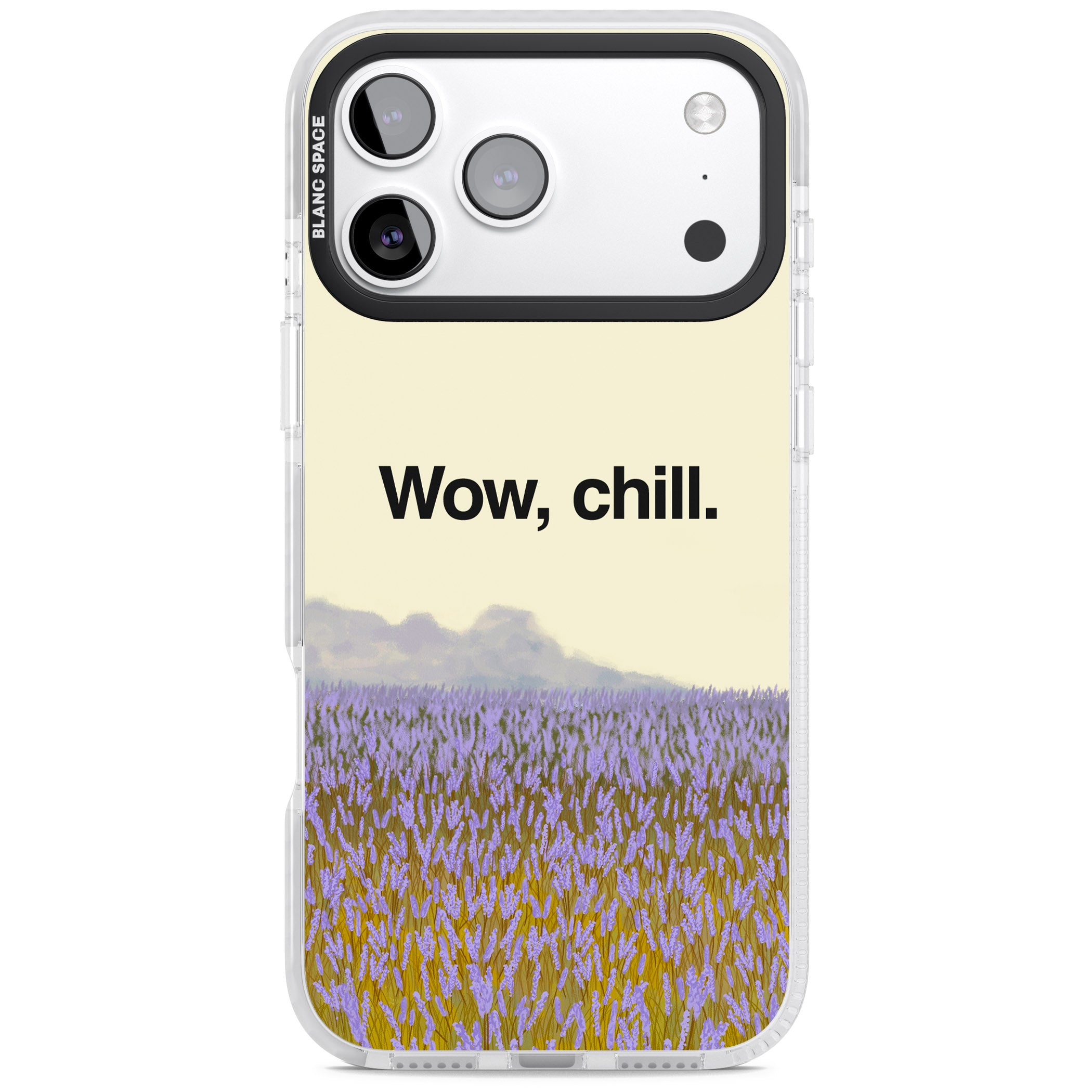 Wow, Chill iPhone 17 Pro Impact Pro Clear Phone Case