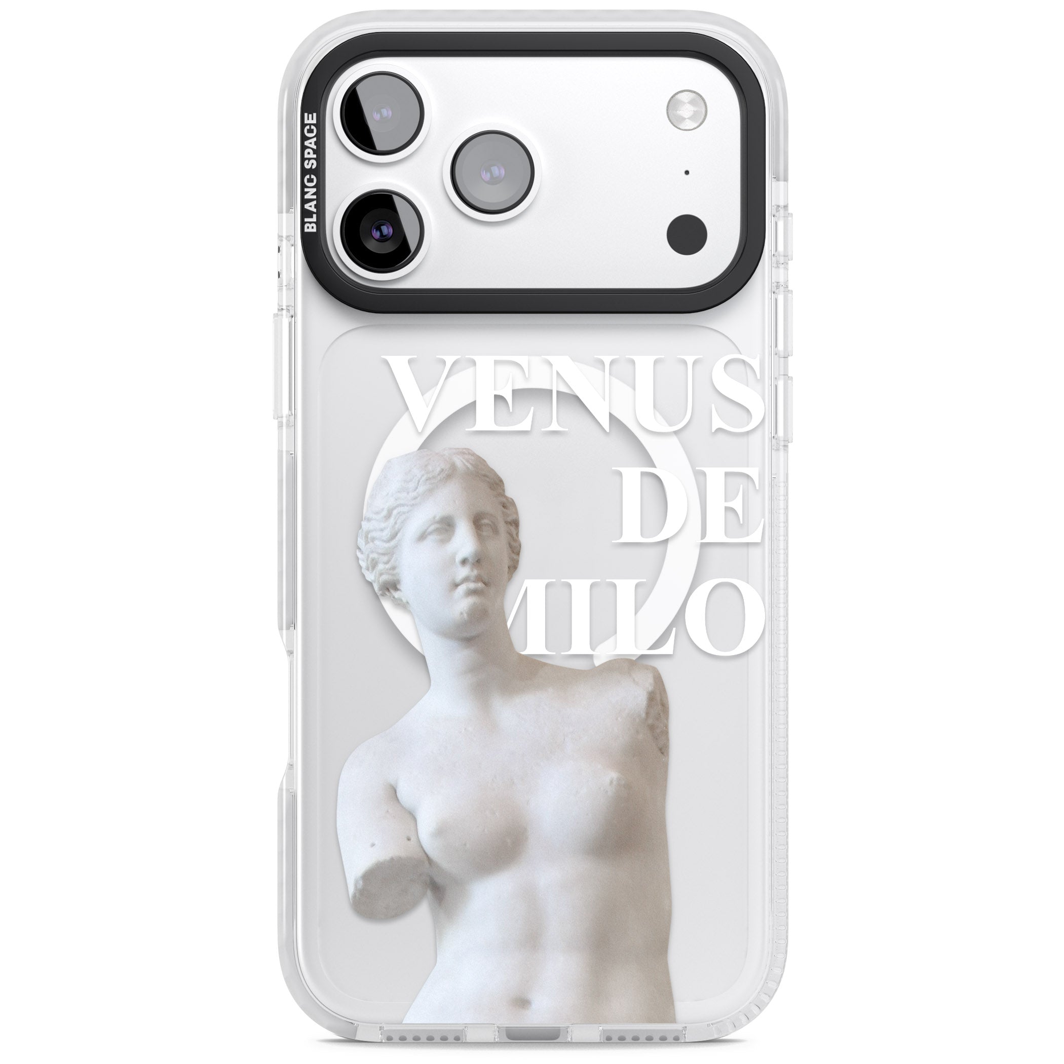 Venus De Milo Cutout iPhone 17 Pro Impact Pro Clear Phone Case