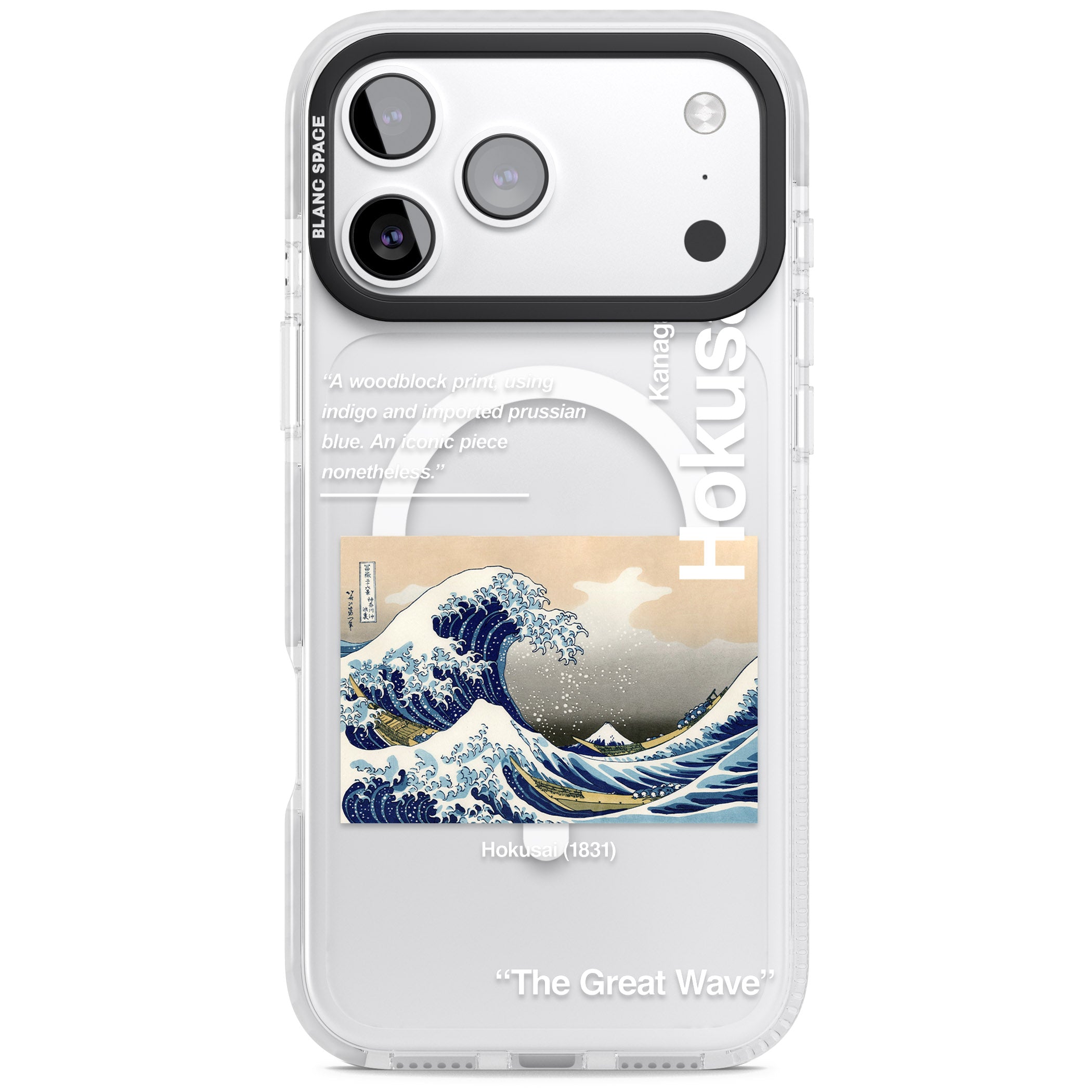 The Great Wave iPhone 17 Pro Max Impact Pro Clear Phone Case