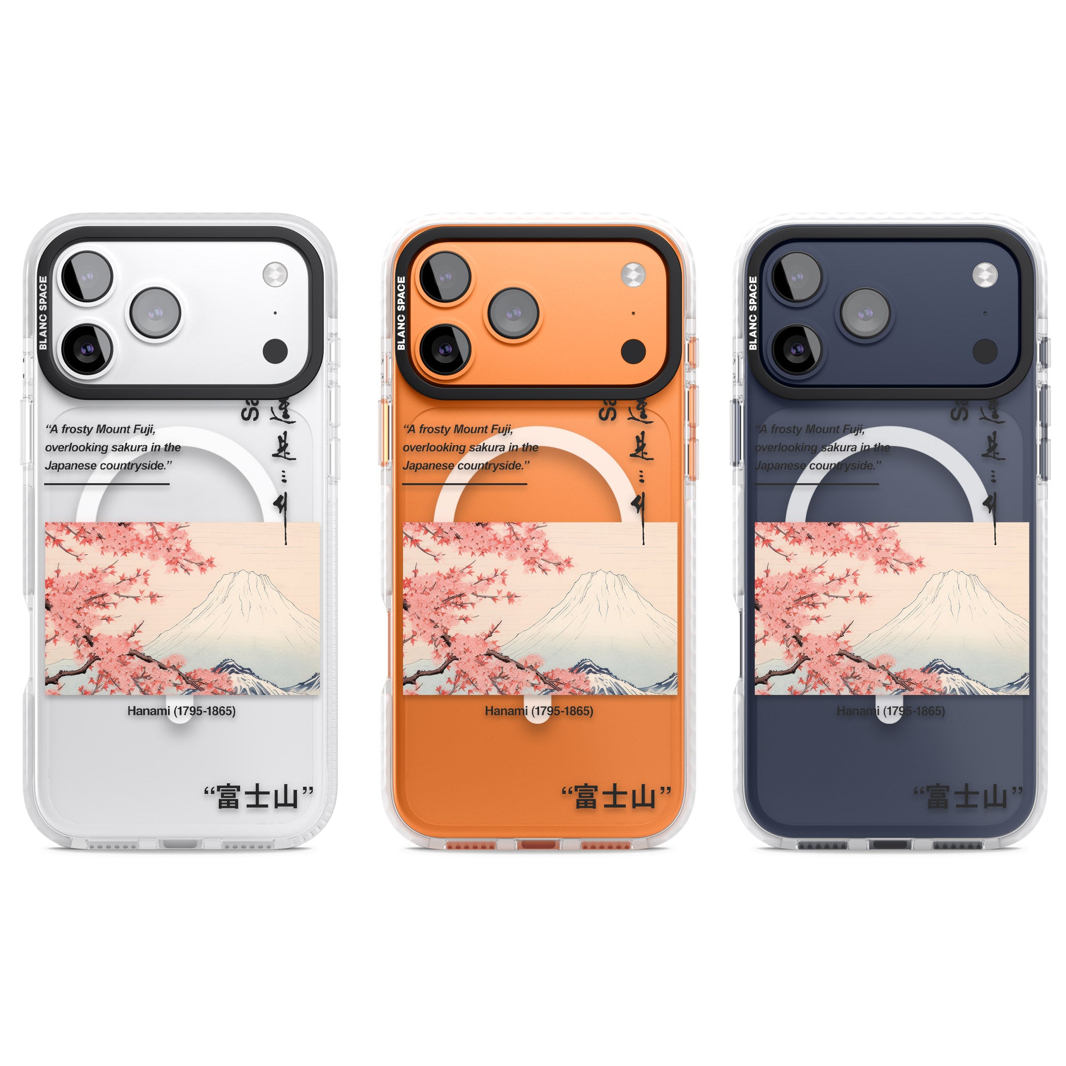 Hanami iPhone 17 Pro Impact Pro Clear Phone Case APT Impact Protection