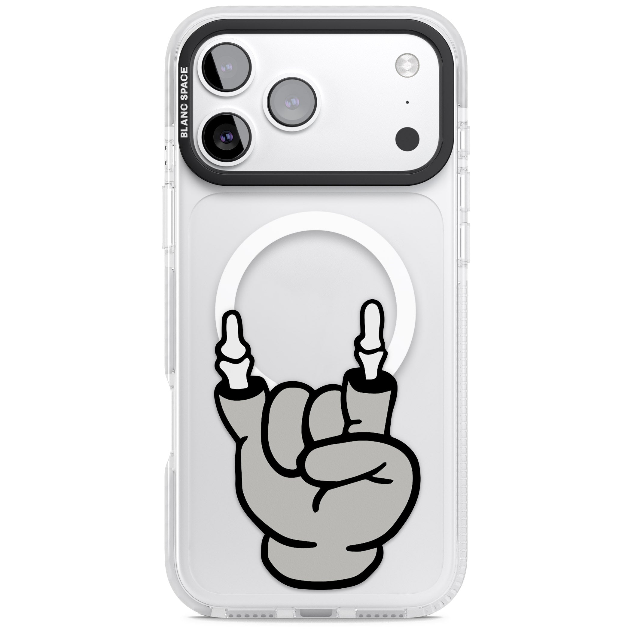 Rock 'Til You Drop iPhone 17 Pro Max Impact Pro Clear Phone Case