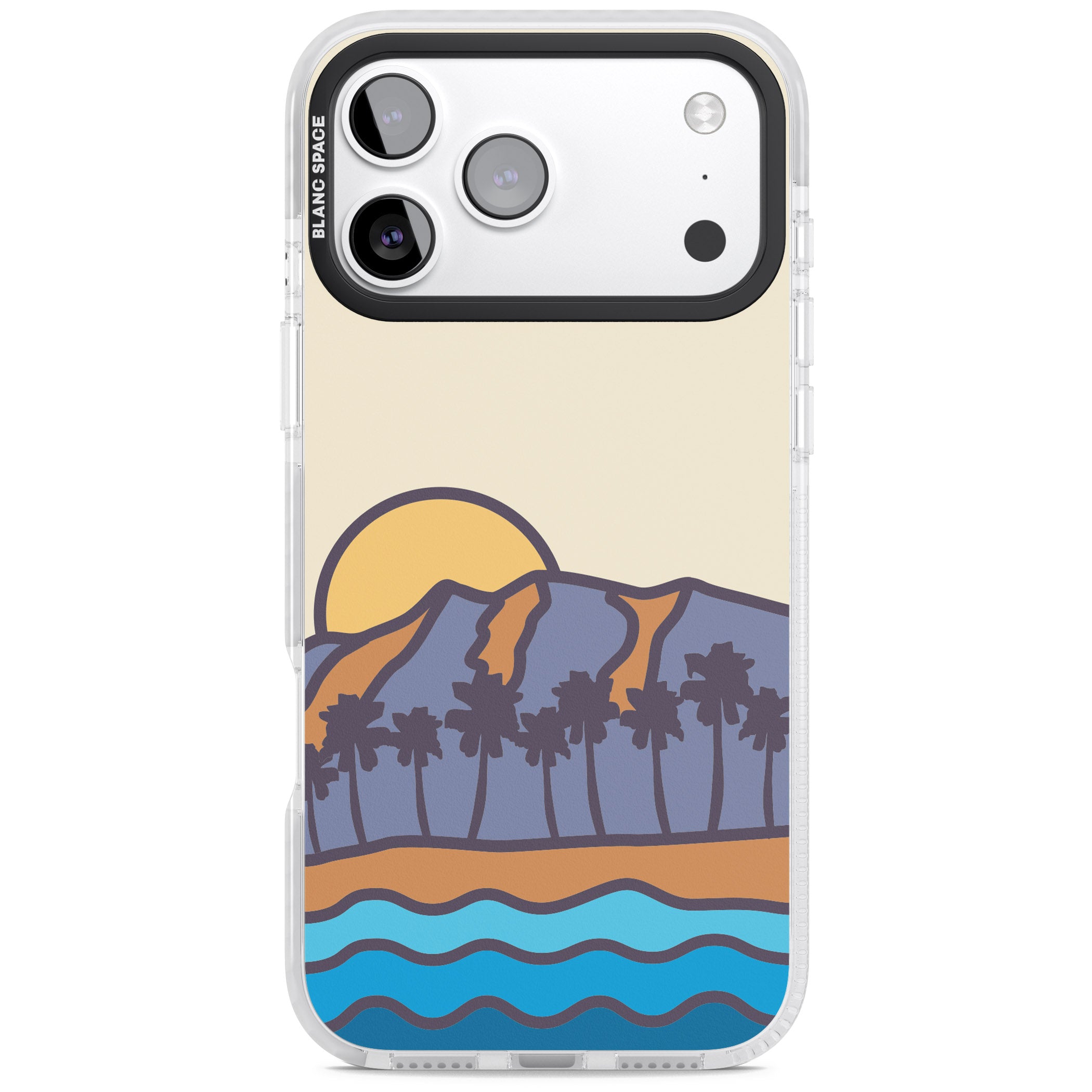 South Sunset iPhone 17 Pro Max Impact Pro Clear Phone Case