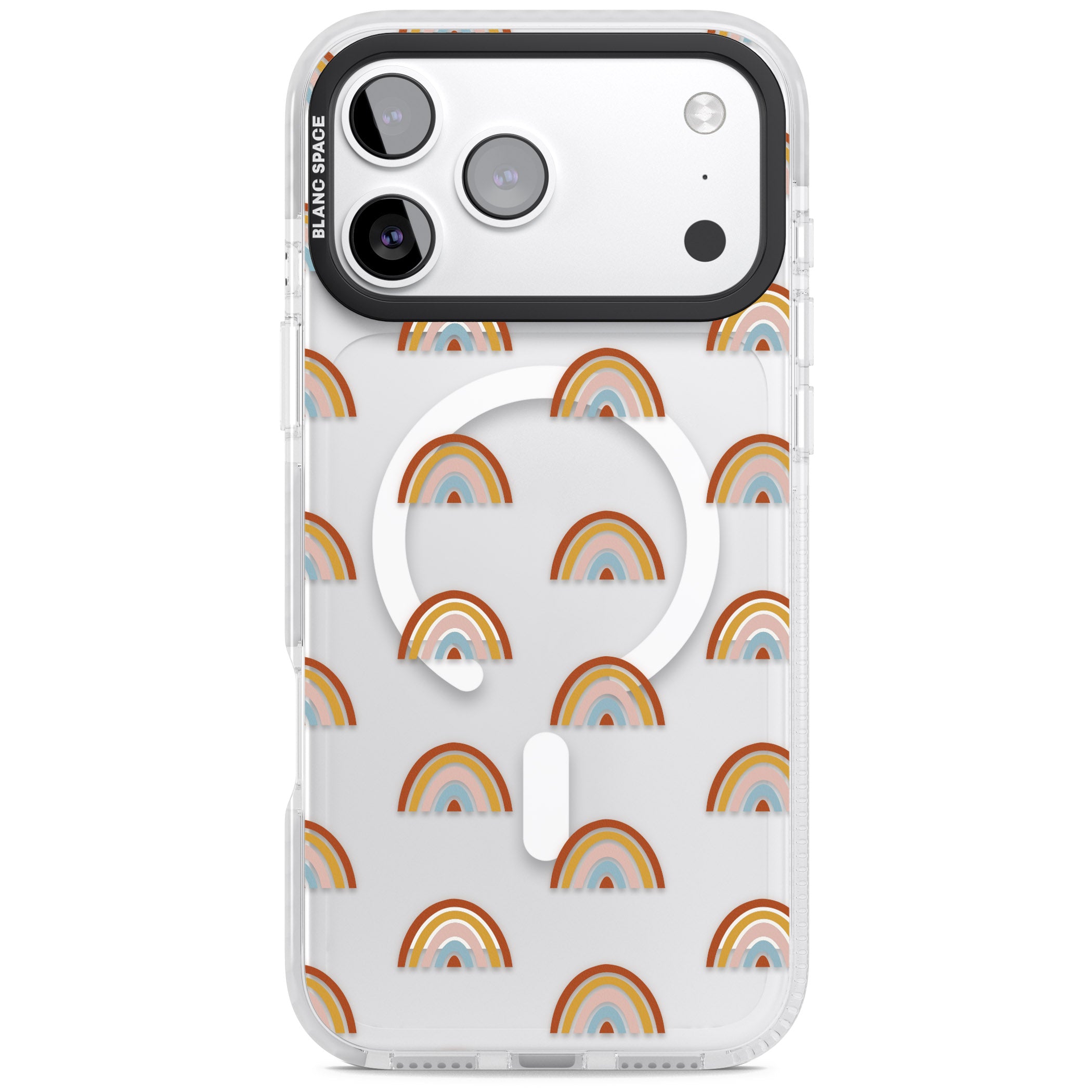Scandi Rainbow iPhone 17 Pro Max Impact Pro Clear Phone Case