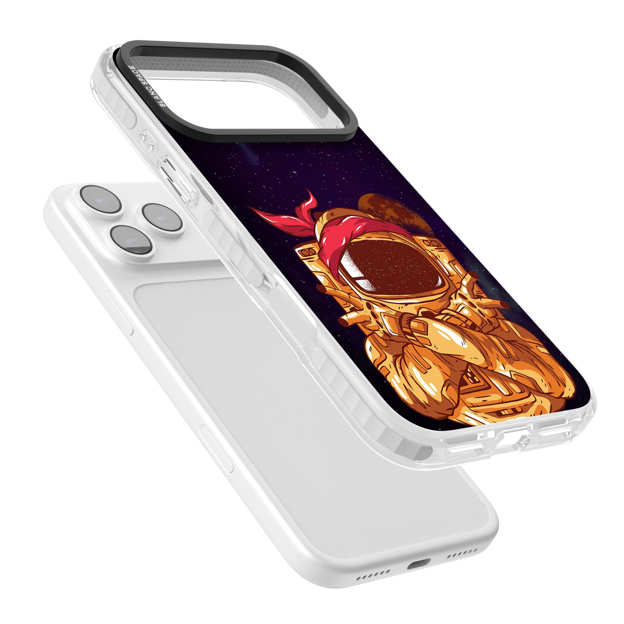 Space Gangster iPhone 17 Pro Max Impact Pro Clear Phone Case Colours