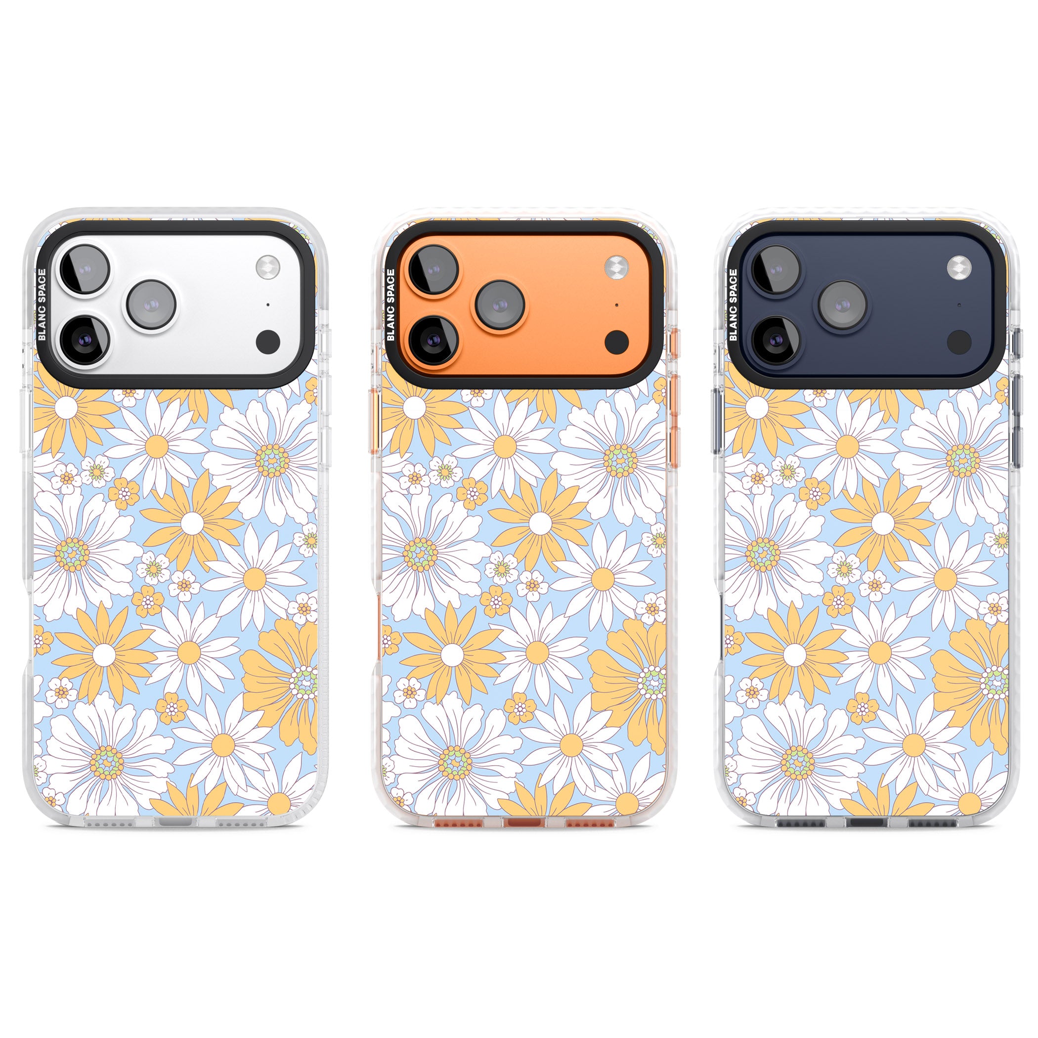 Summers Day Flower Mix iPhone 17 Pro Impact Pro Clear Phone Case APT Impact Protection