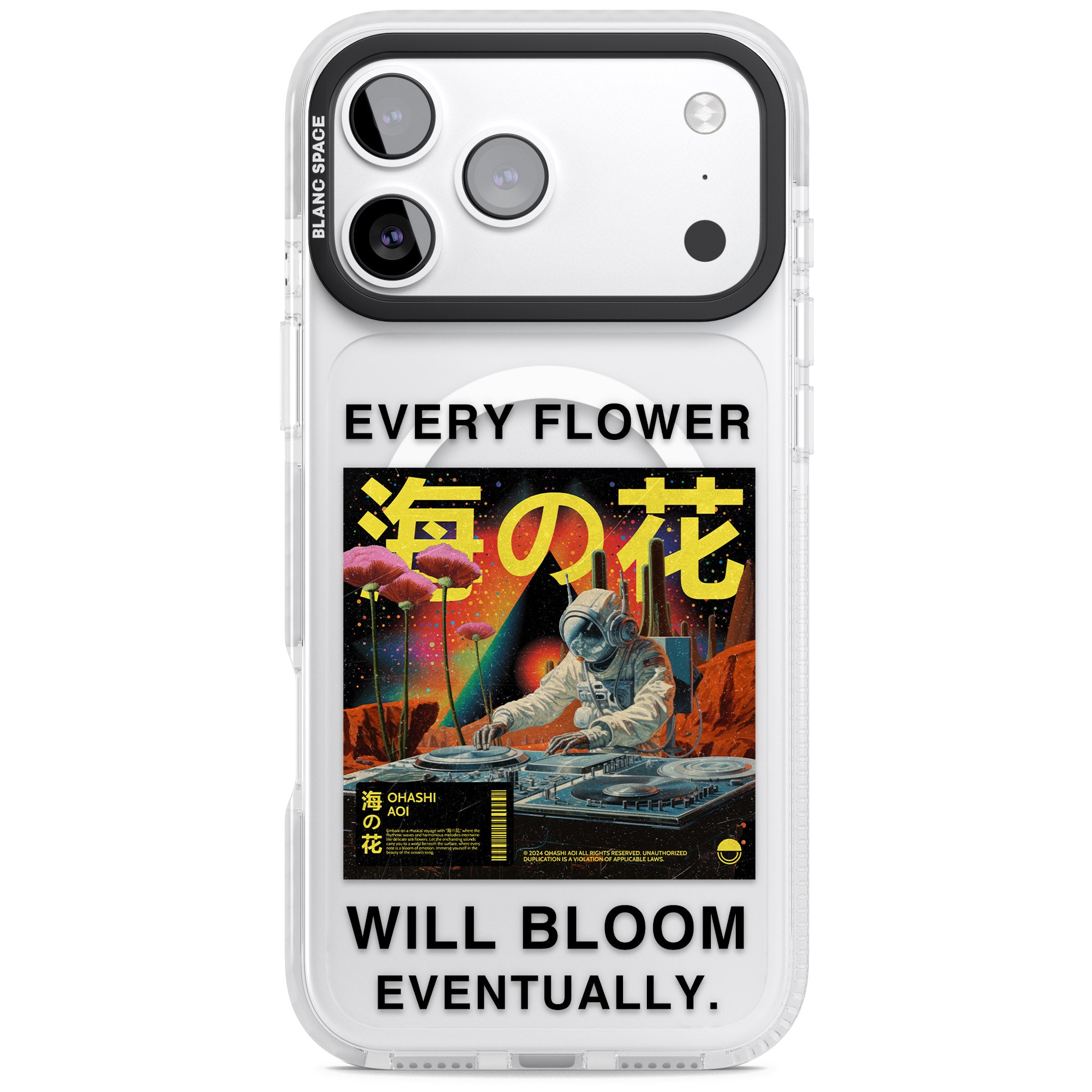Every Flower Will Bloom Eventually iPhone 17 Pro Max Impact Pro Clear Phone Case