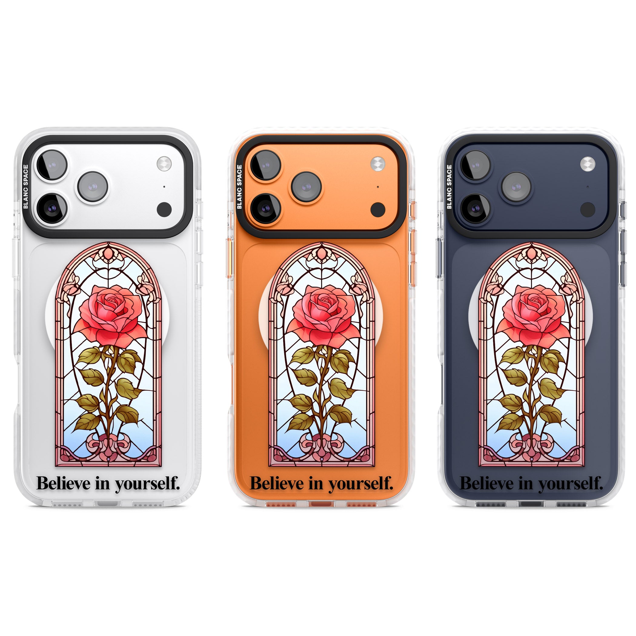 Believe In Yourself iPhone 17 Pro Impact Pro Clear Phone Case APT Impact Protection