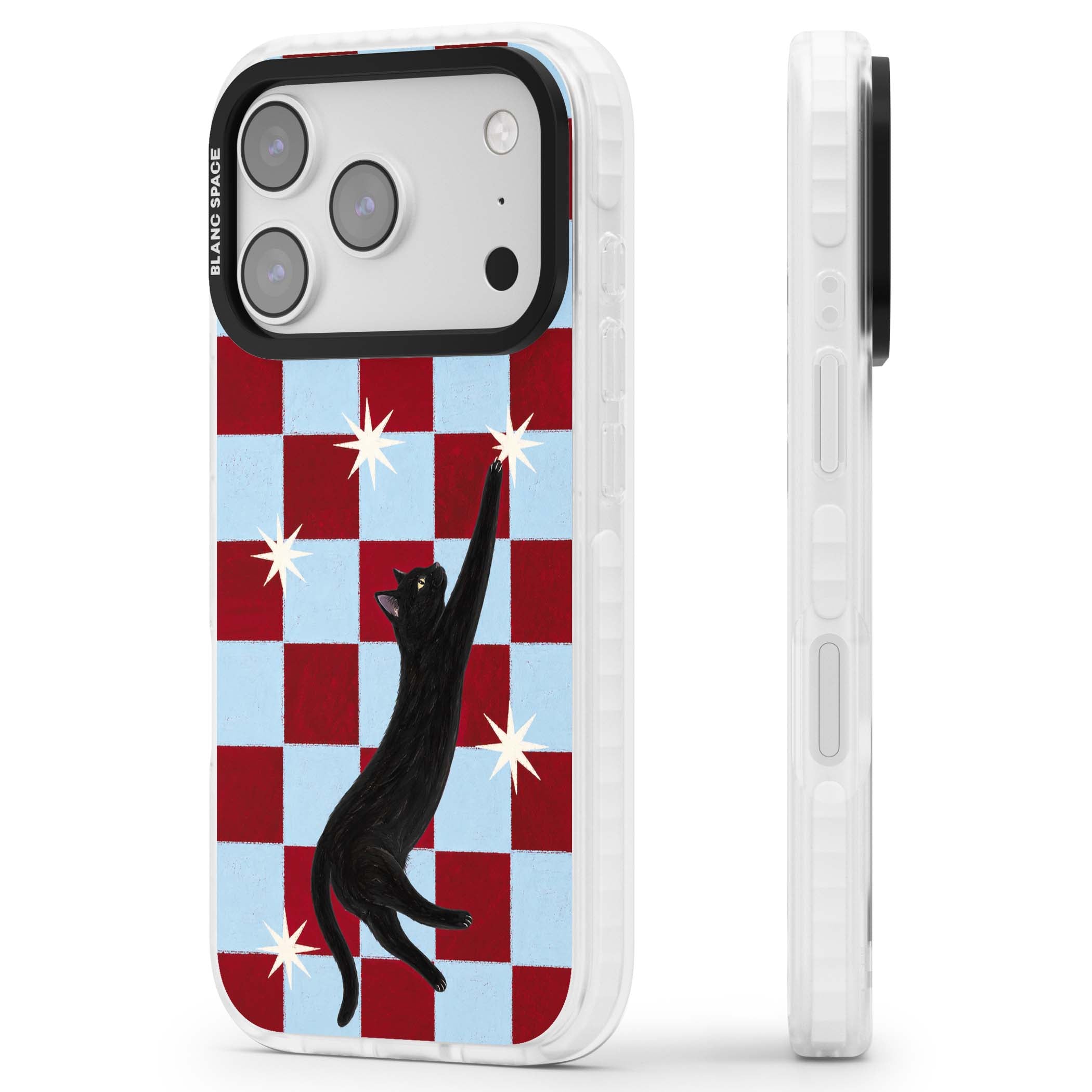 Starlit Kitty animals iPhone case | Impact Magsafe case for iPhone 17 Pro, iPhone 17 Pro Max