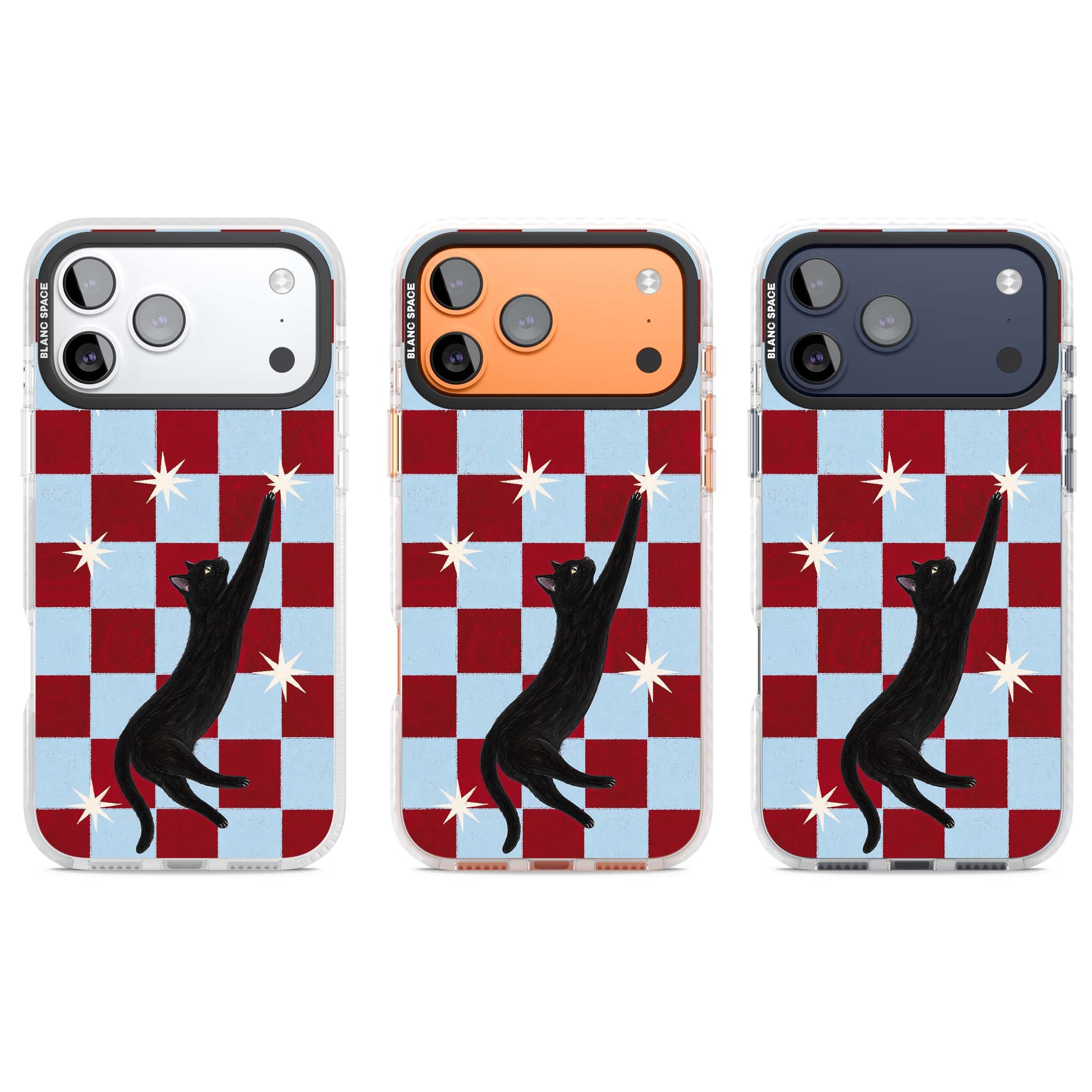 Starlit Kitty animals iPhone case | Impact Magsafe case for iPhone 17 Pro, iPhone 17 Pro Max